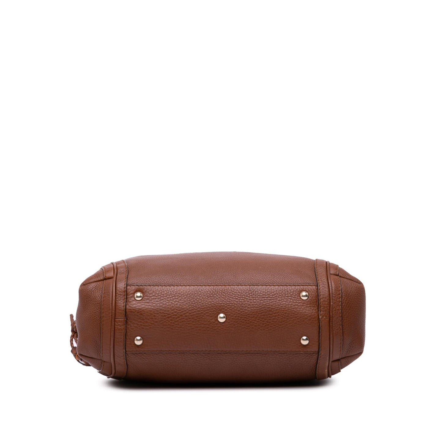Gucci Bella Calf Calfskin Brown Large Shoulder Bag