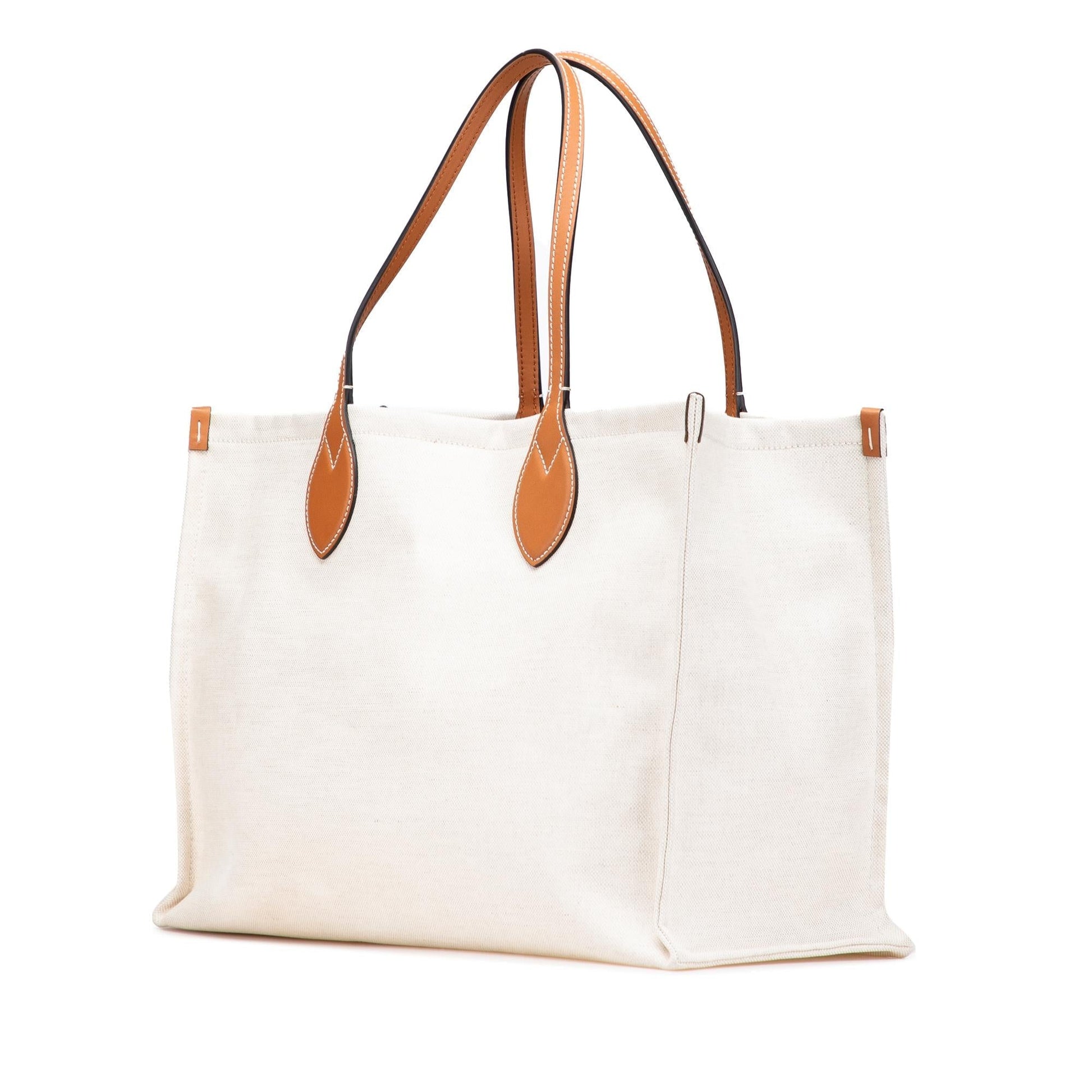 Gucci Canvas Logo 1 Brown Large Tote Bag