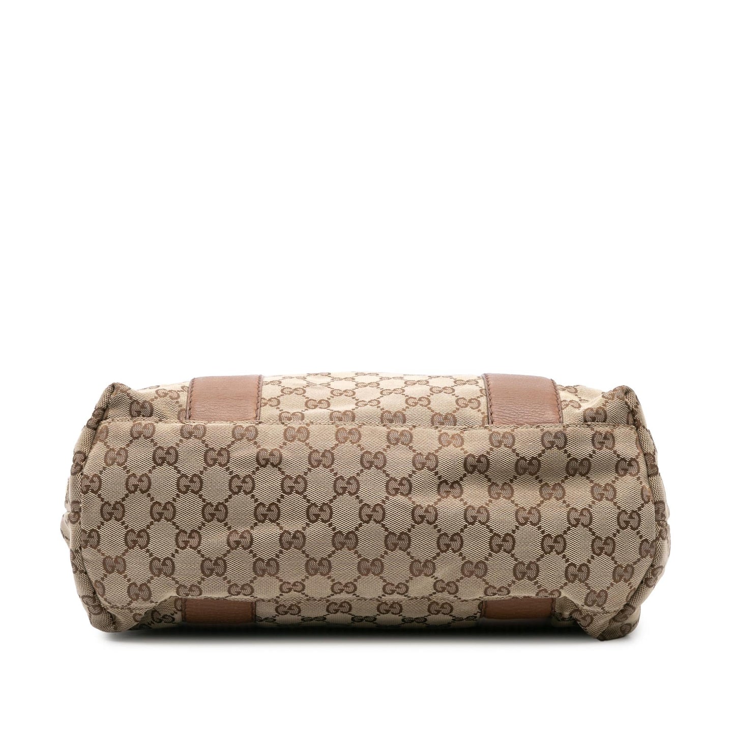 Gucci GG Bamboo Bar Canvas Brown Large Tote Bag