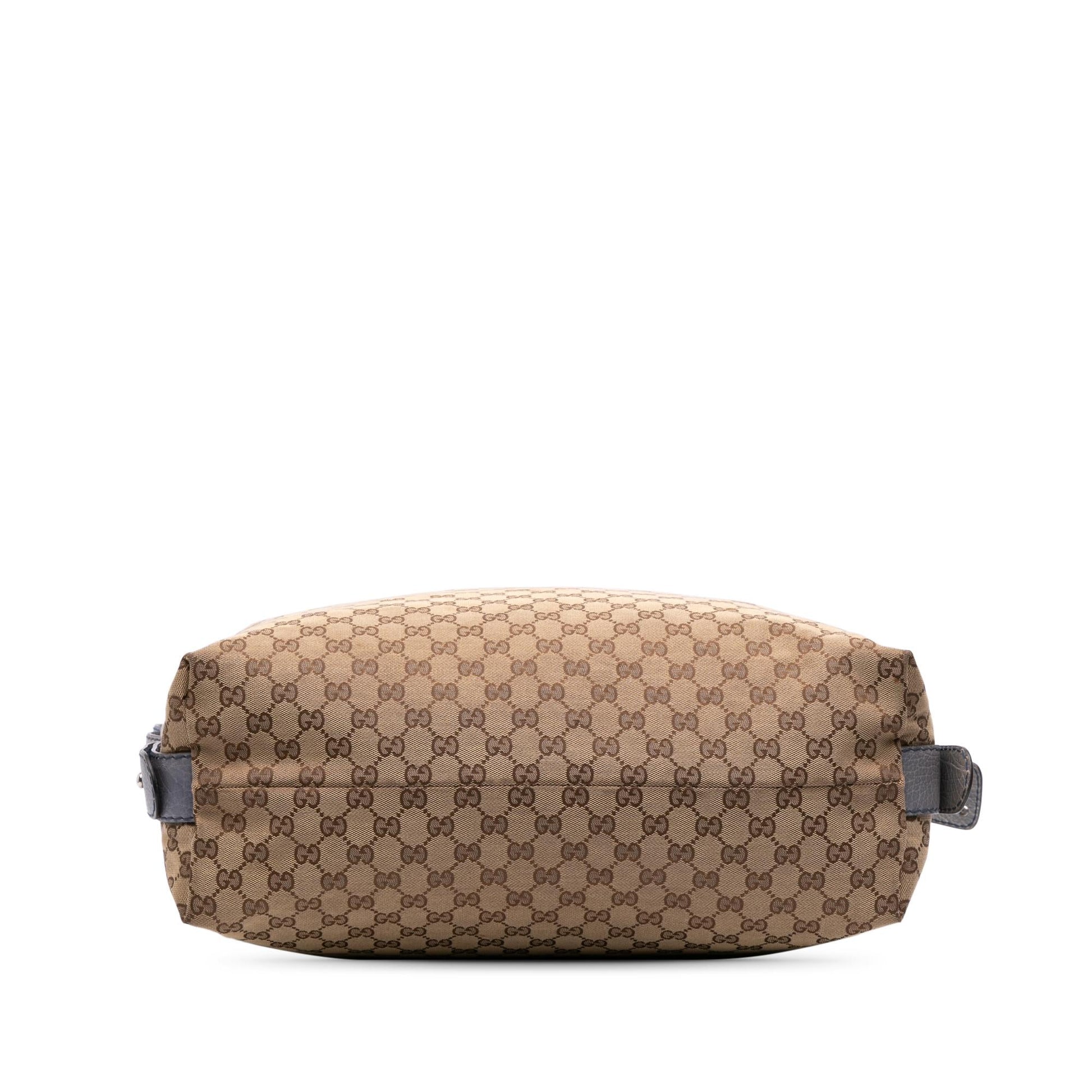 Gucci GG Bamboo Bar Canvas Large Tote Bag Tote 1