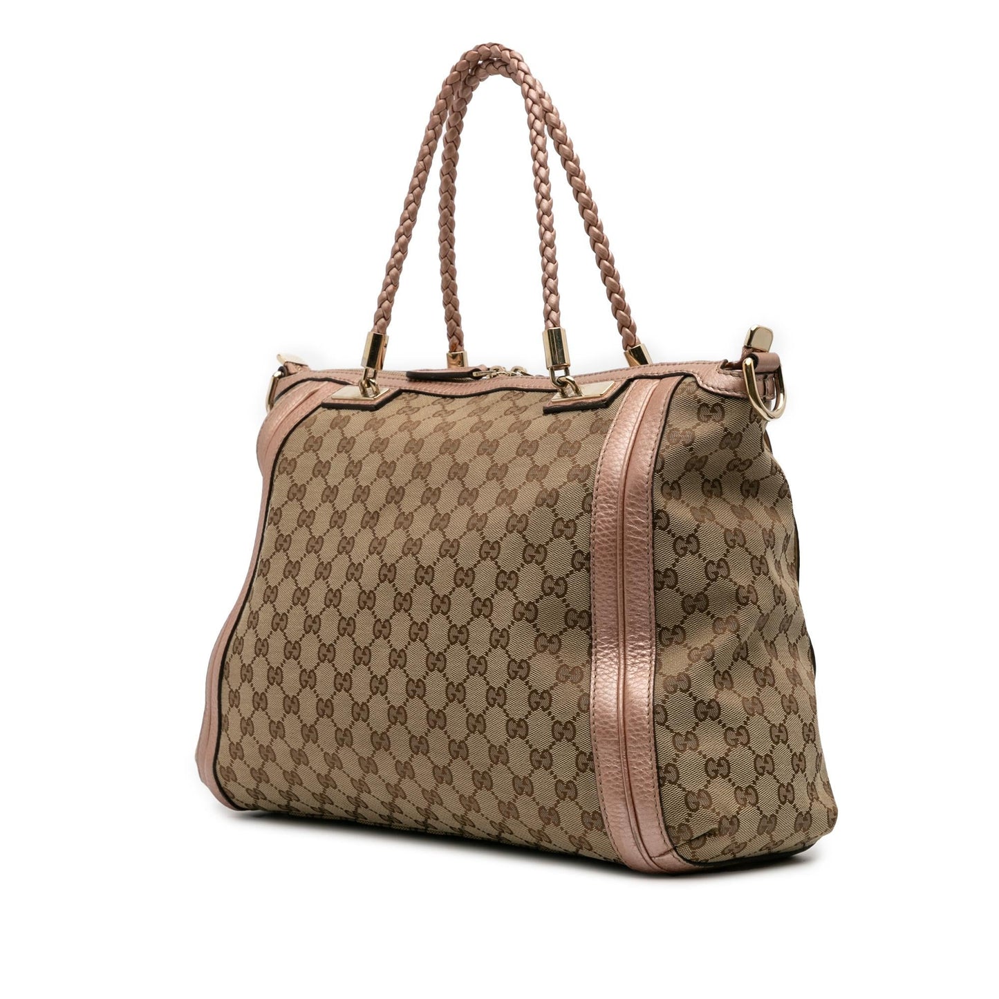 Gucci GG Bella Canvas Large Travel Bag Bella Satchel