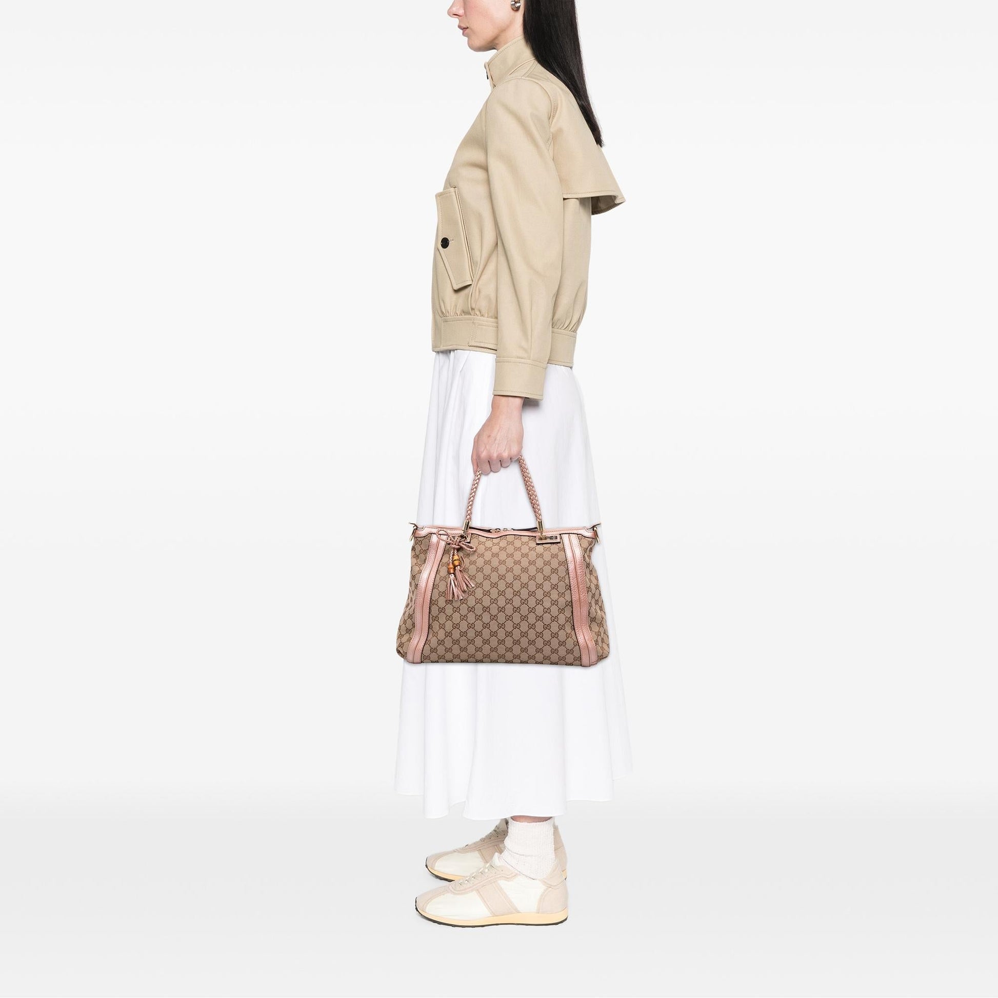 Gucci GG Bella Canvas Large Travel Bag