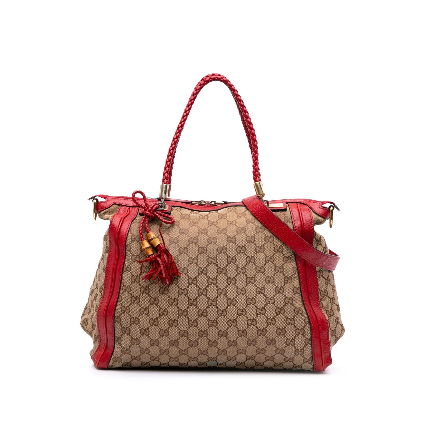 Gucci GG Bella Canvas Large Travel Bag Satchel 3