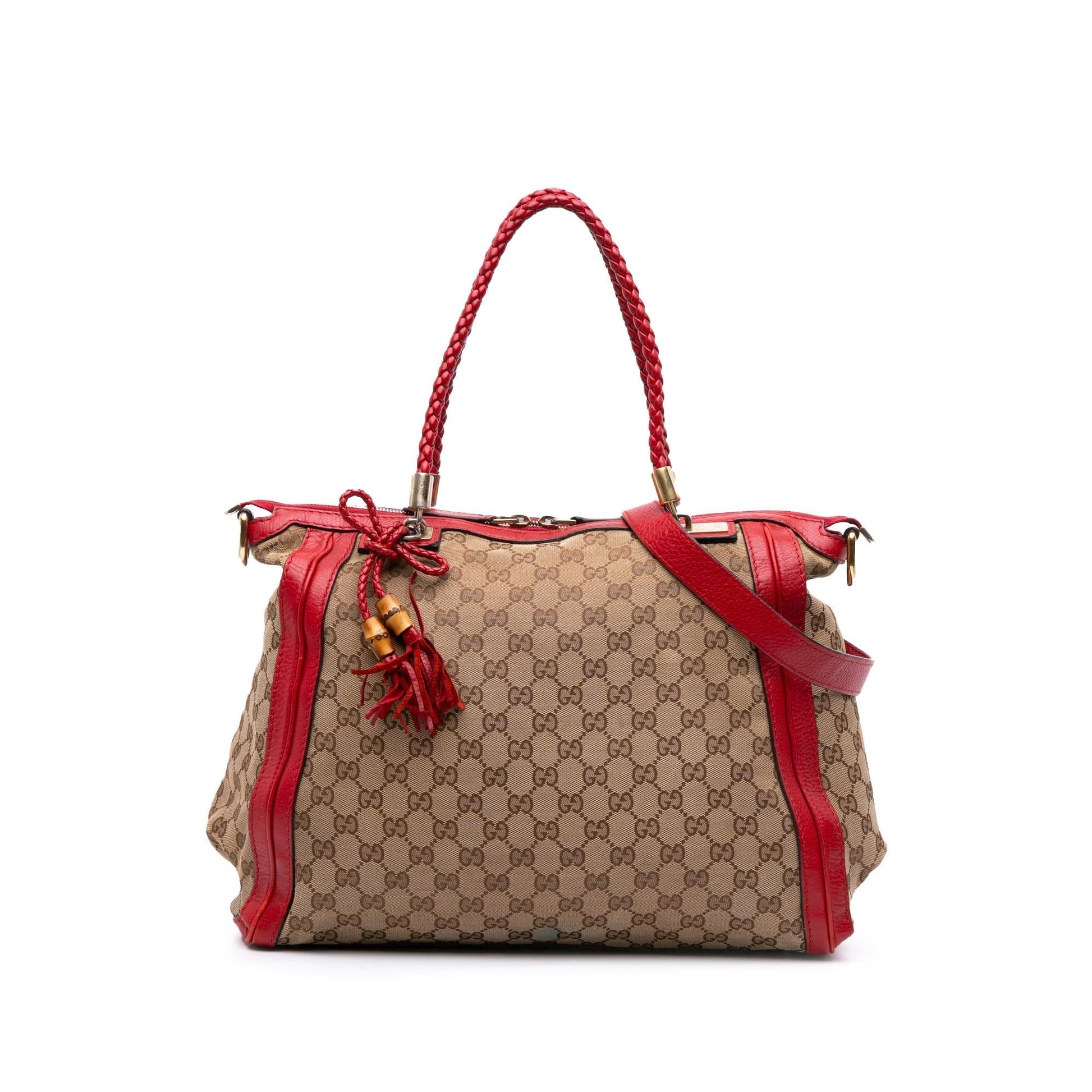 Gucci GG Bella Canvas Large Travel Bag Satchel 3