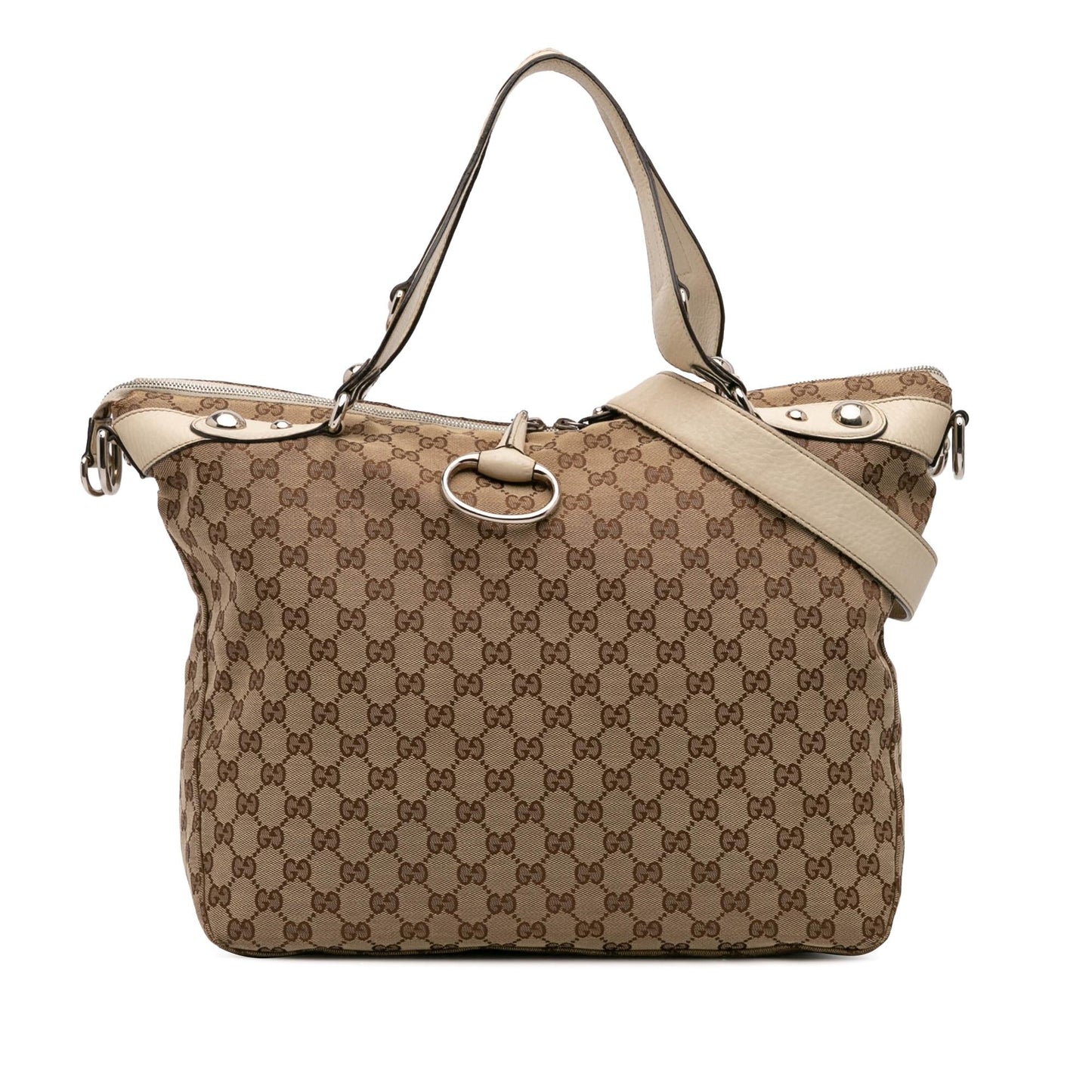 Gucci GG Icon Bit Canvas Large Travel Bag Satchel 3