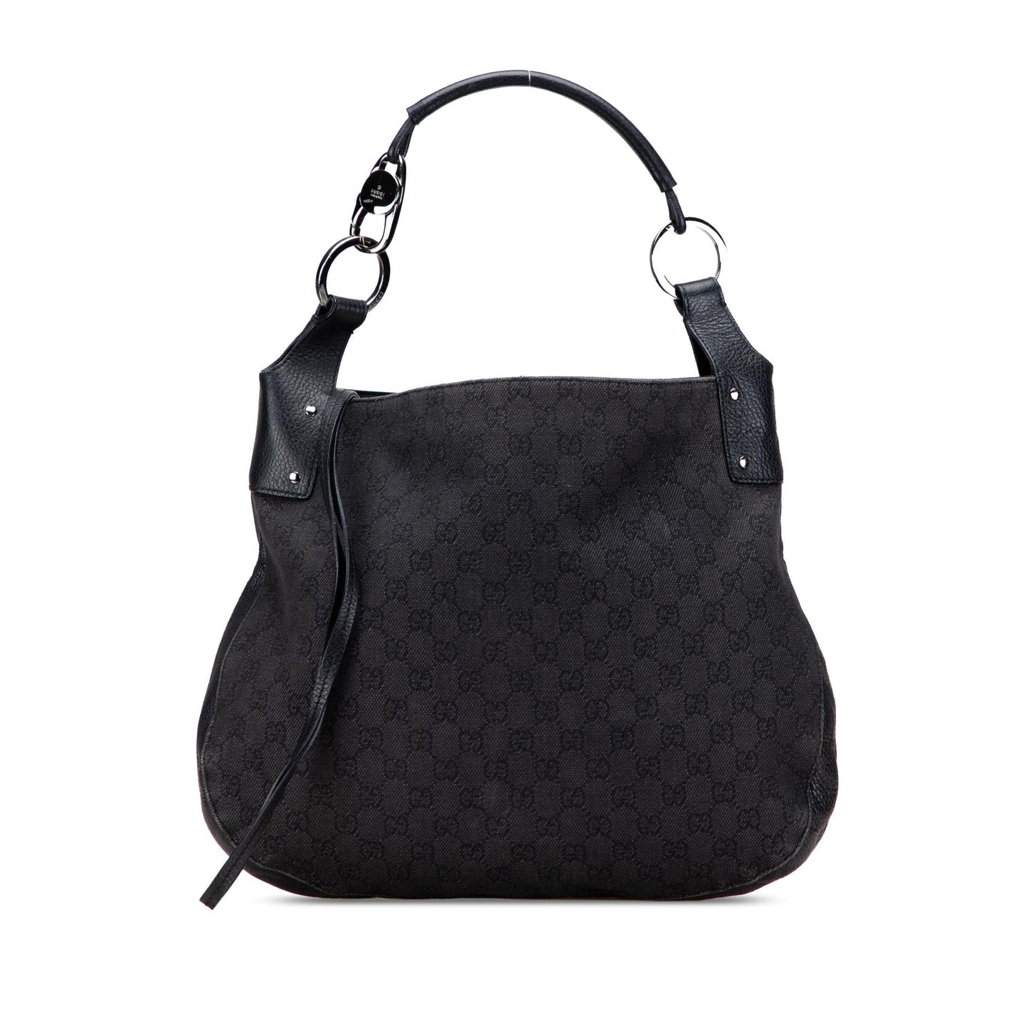 Gucci GG Denim Large Shoulder Bag Hobo 1