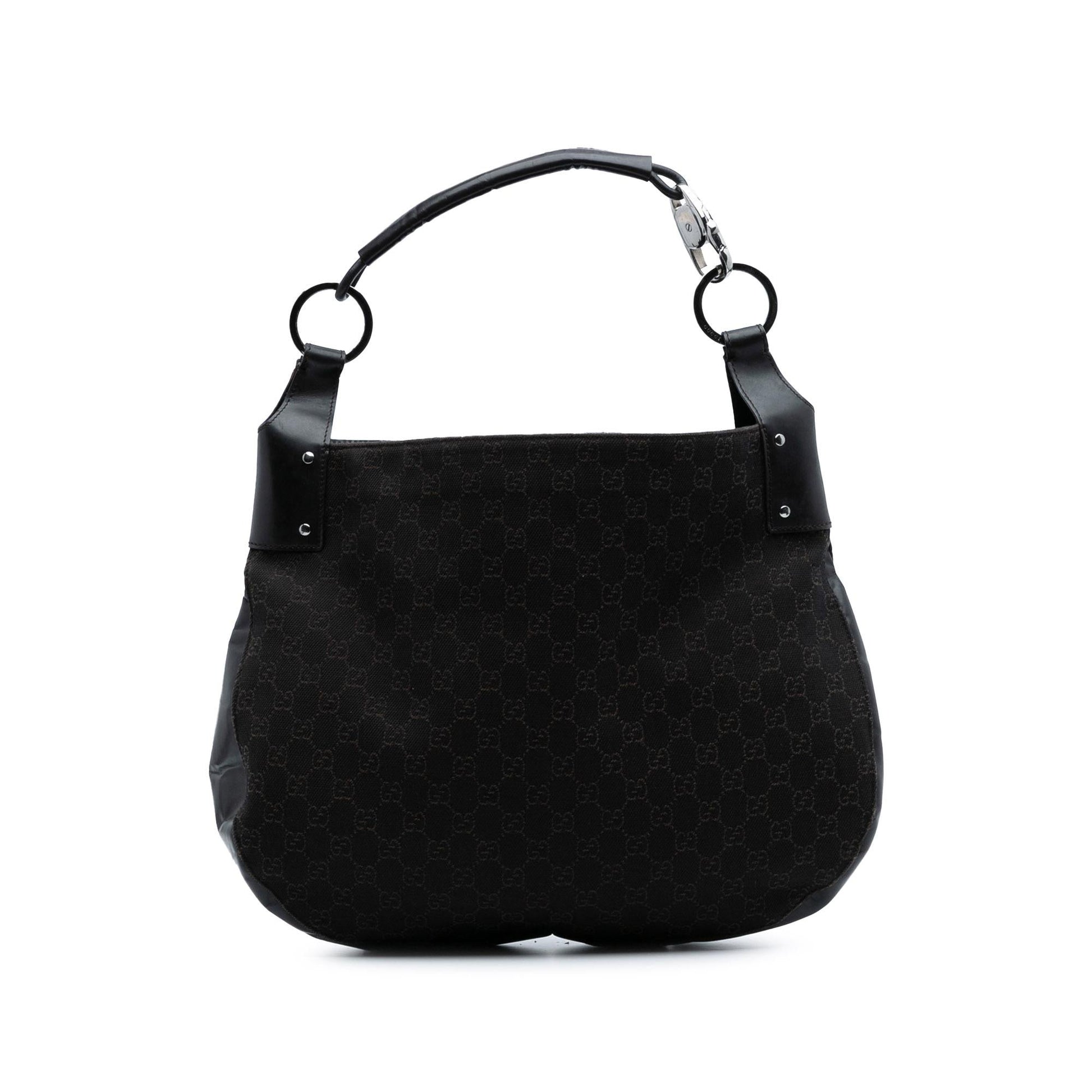 Gucci GG Denim Large Shoulder Bag
