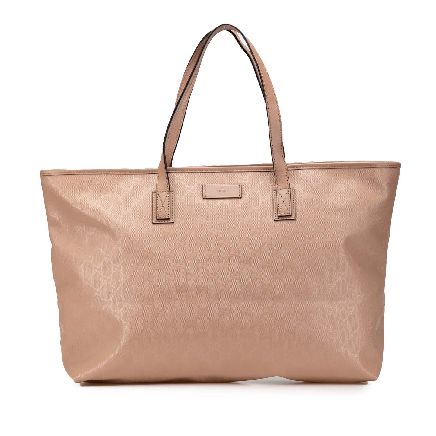 Gucci GG Imprime Joy Canvas Calf Pink Large Tote Bag