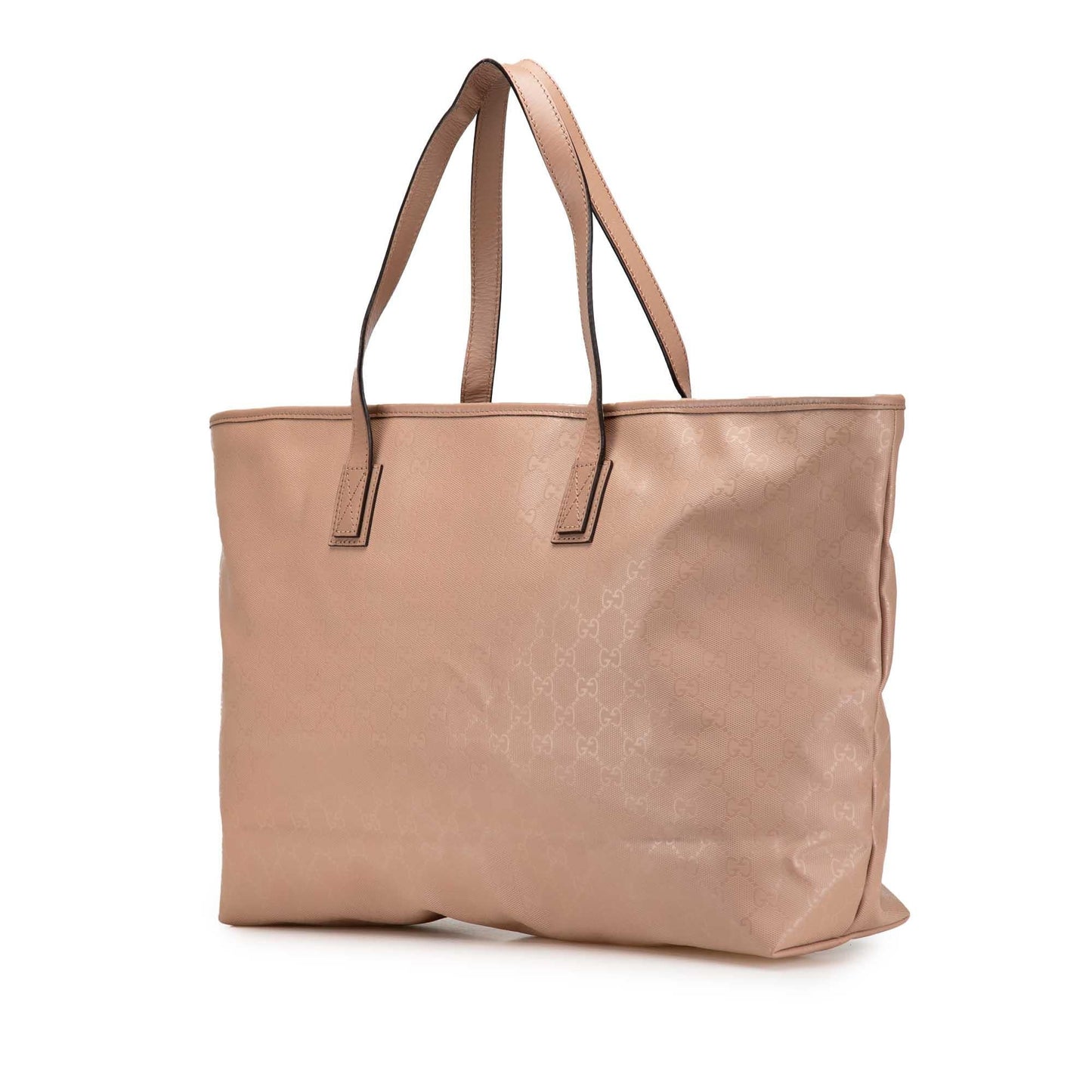 Gucci GG Imprime Joy Canvas Calf Pink Large Tote Bag