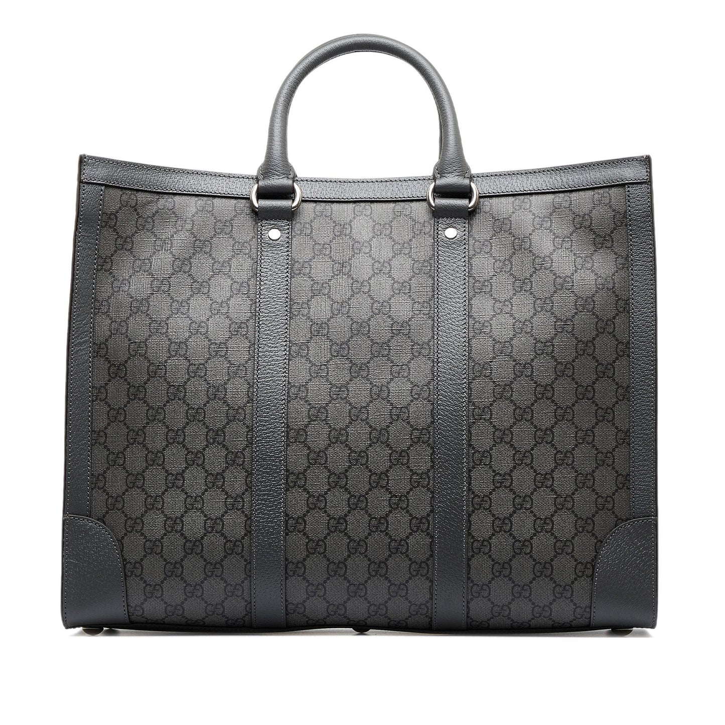 Gucci GG Supreme Ophidia SHG-yYLnqY Canvas Grey Large Satchel Bag