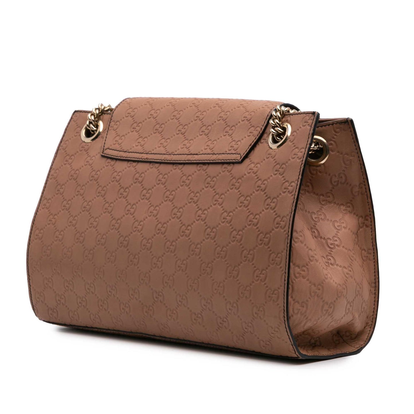 Gucci Guccissima Emily Calf Pink Large Shoulder Bag Bag 2