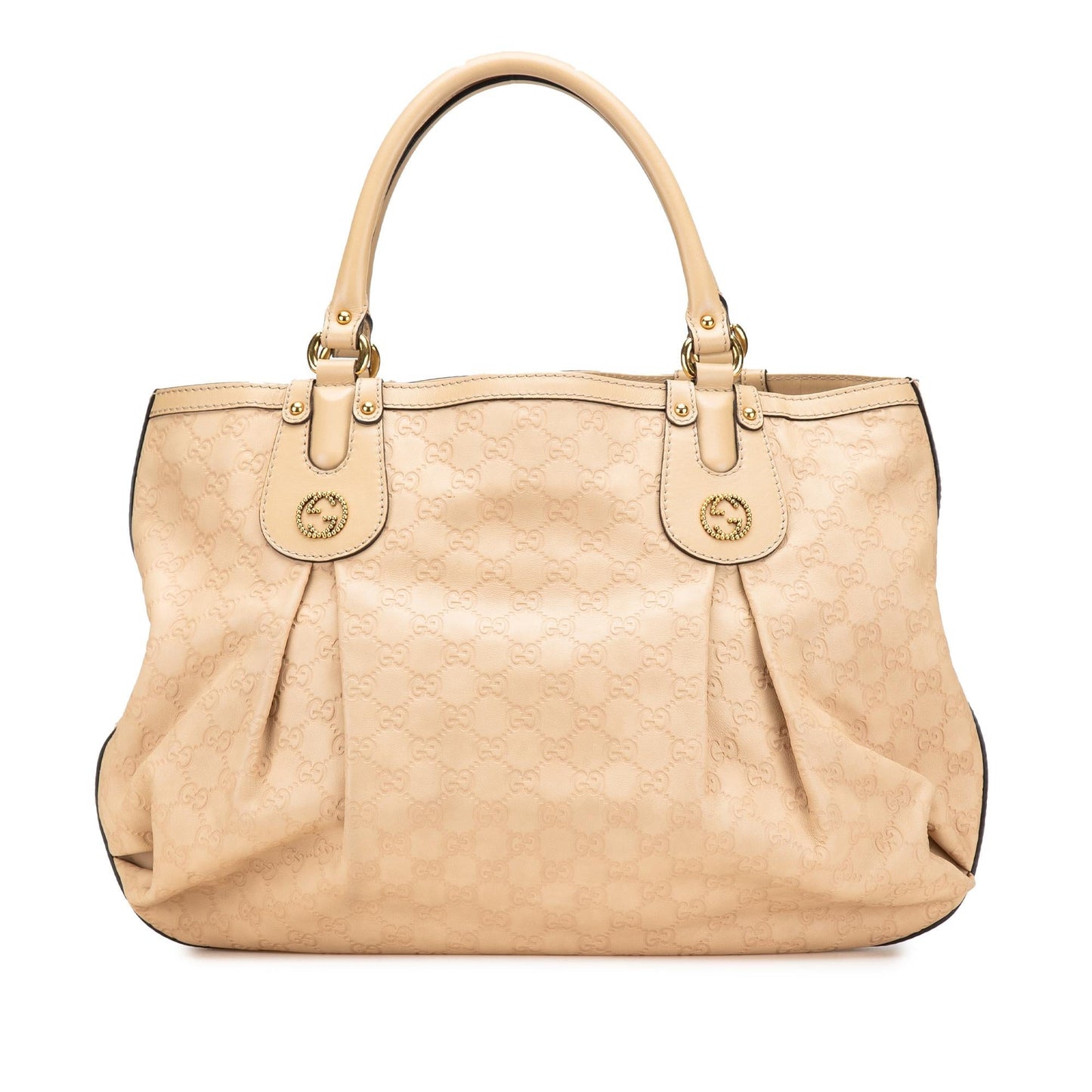 Gucci Guccissima Scarlett Calf Brown Large Tote Bag Tote 1