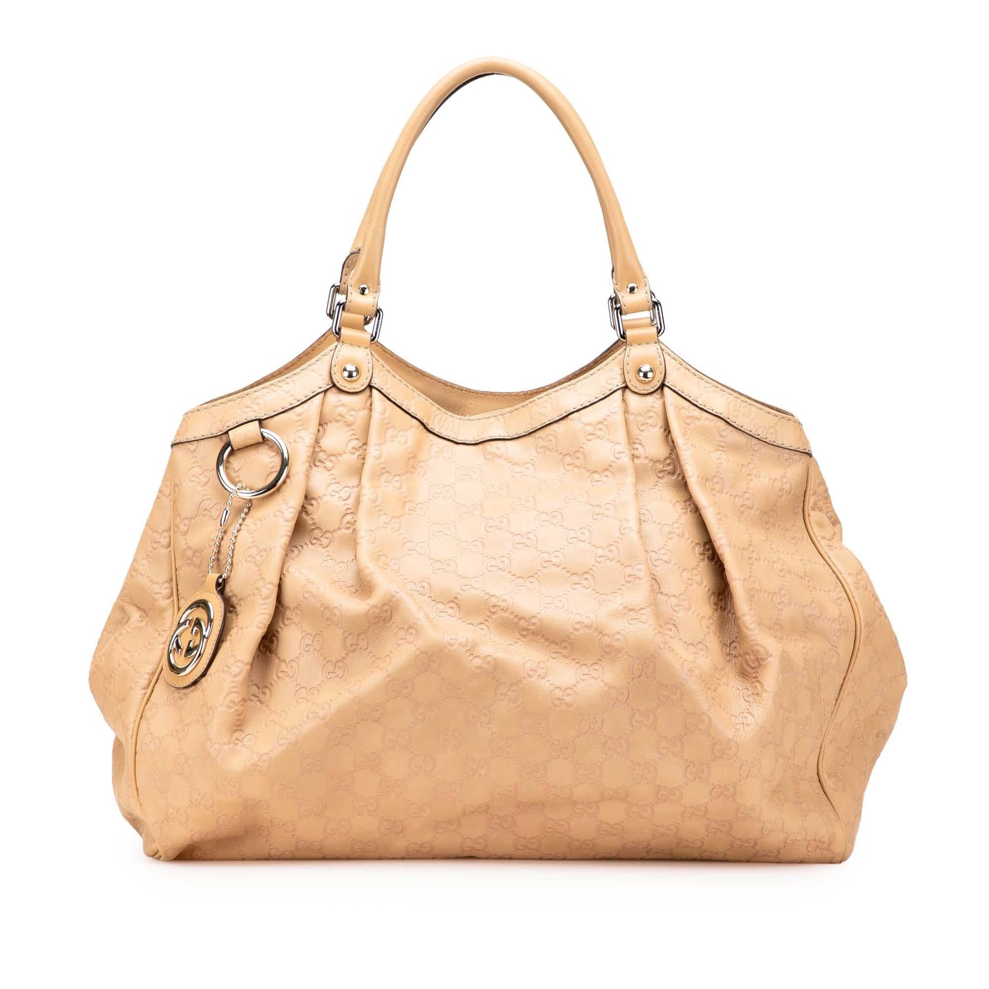Gucci Guccissima Sukey Calf Brown Large Tote Bag