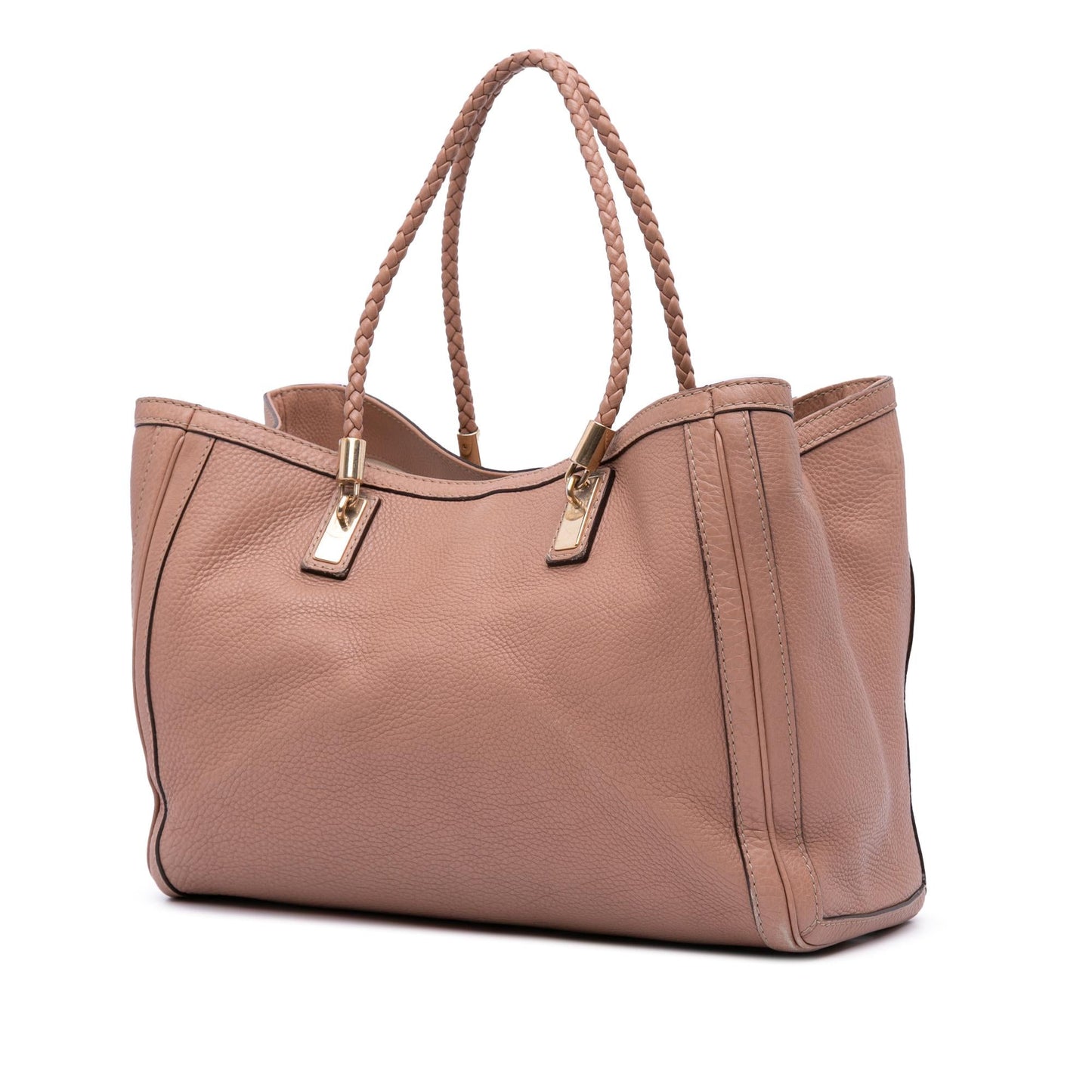 Gucci Bella Leather Calf Pink Large Tote Bag