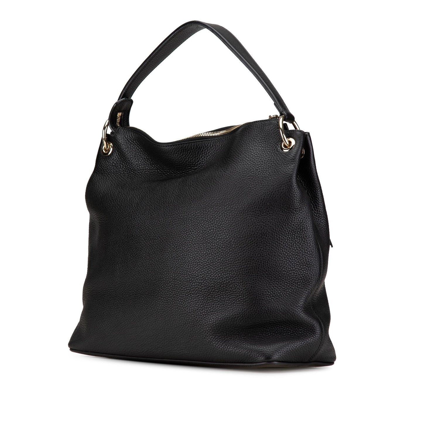 Gucci Soho Convertible Leather Calf Black Large Satchel Bag
