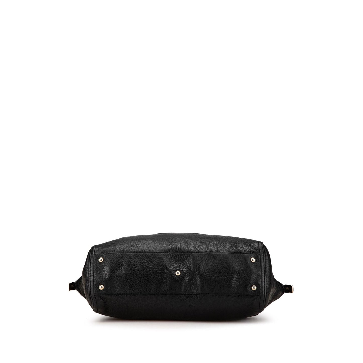 Gucci Soho Zip Leather Calf Black Large Tote Bag