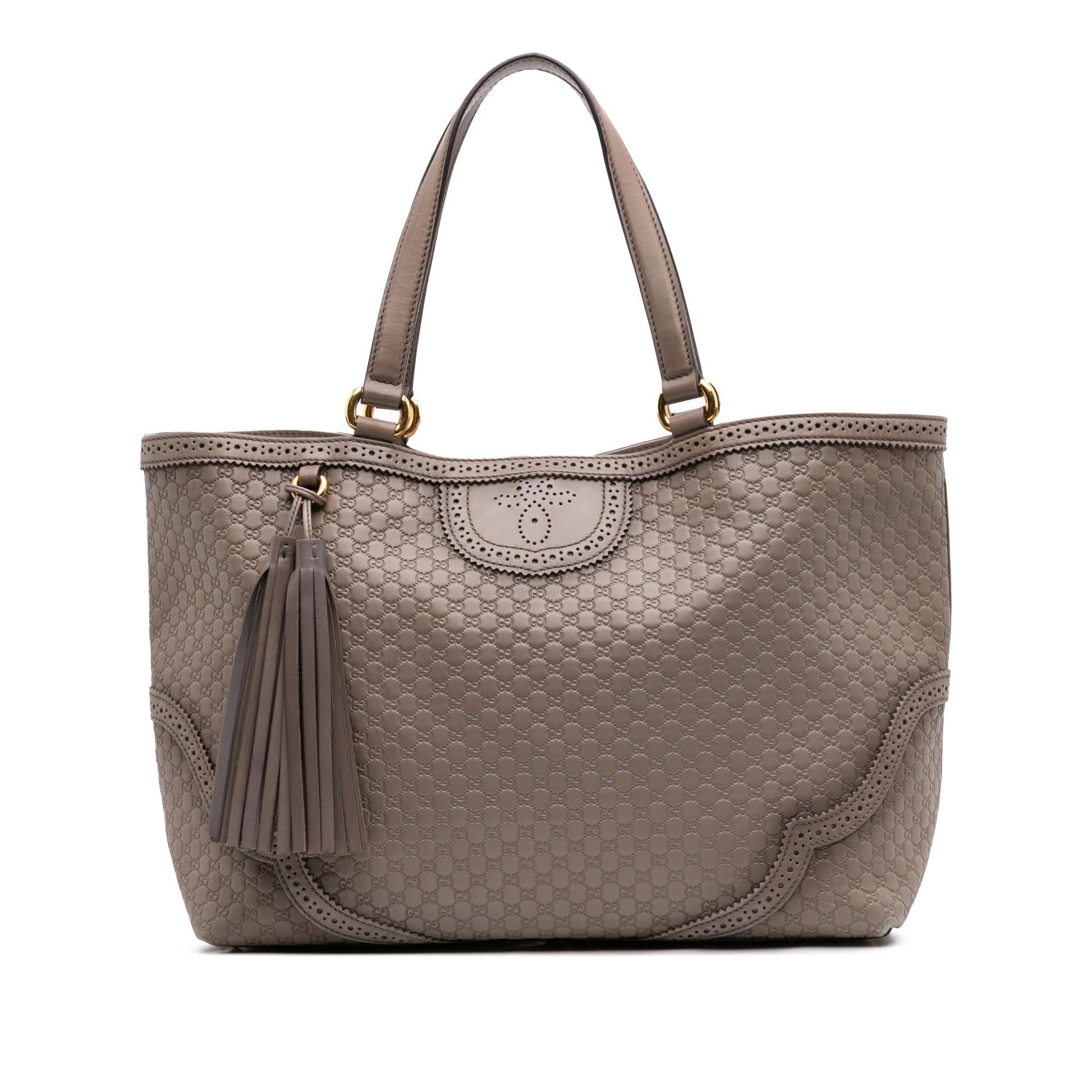 Gucci Microguccissima Brogue Duilio Large Tote Bag