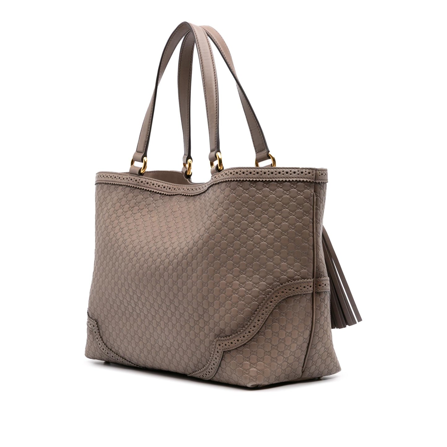 Gucci Microguccissima Brogue Duilio Large Tote Bag