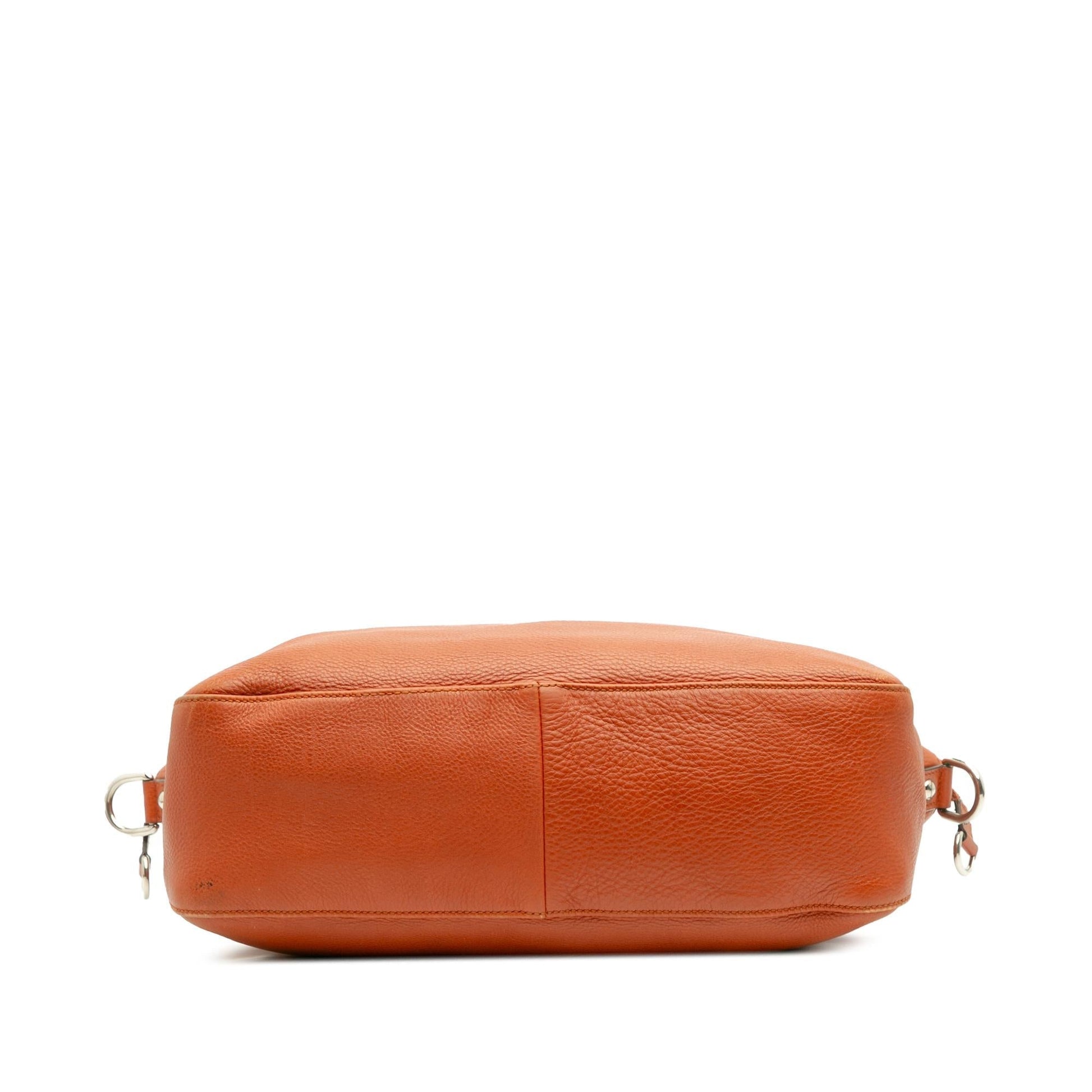 Gucci Pebbled Icon Bit Calfskin Large Travel Bag