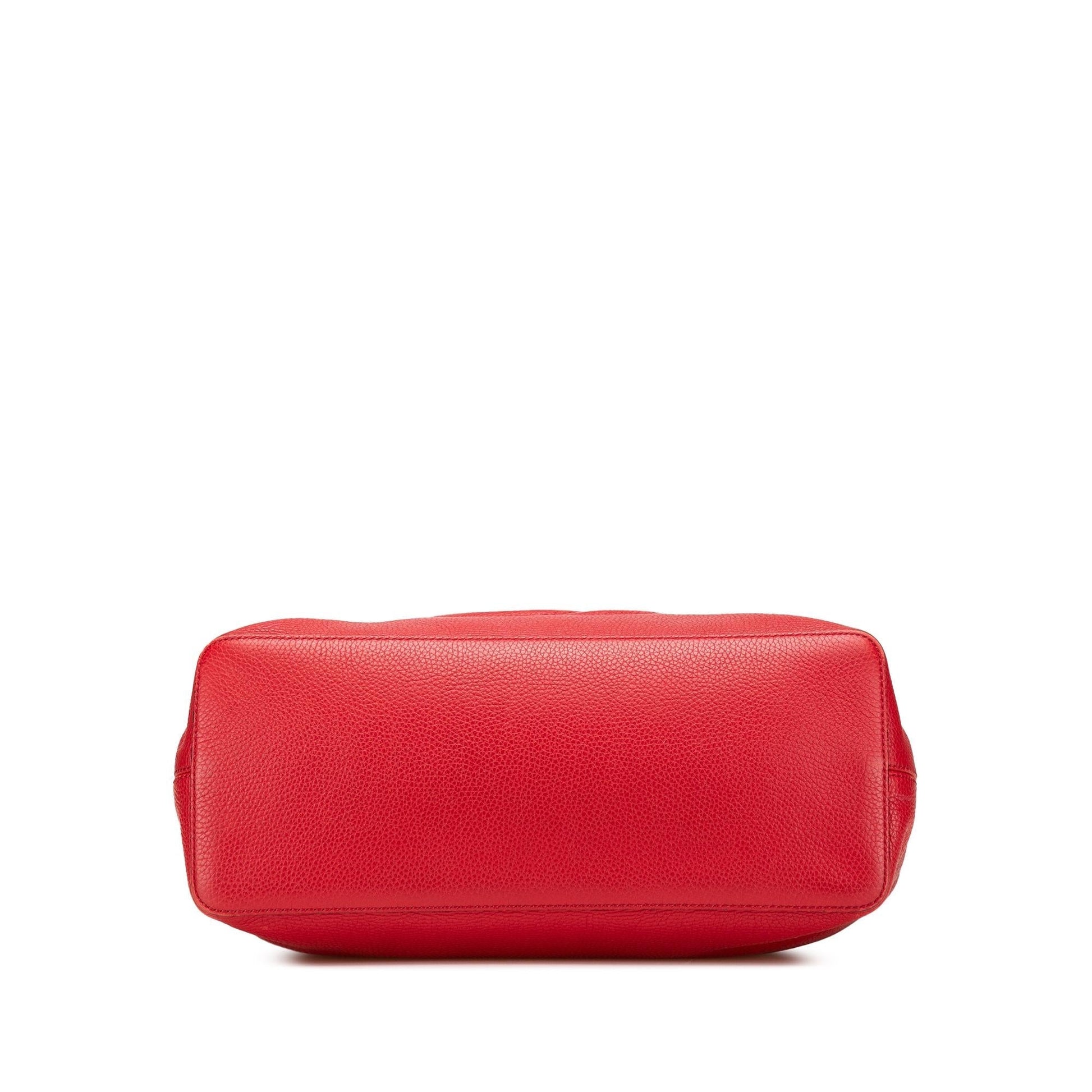 Gucci Pebbled Soho Convertible Calfskin Large Shoulder Bag