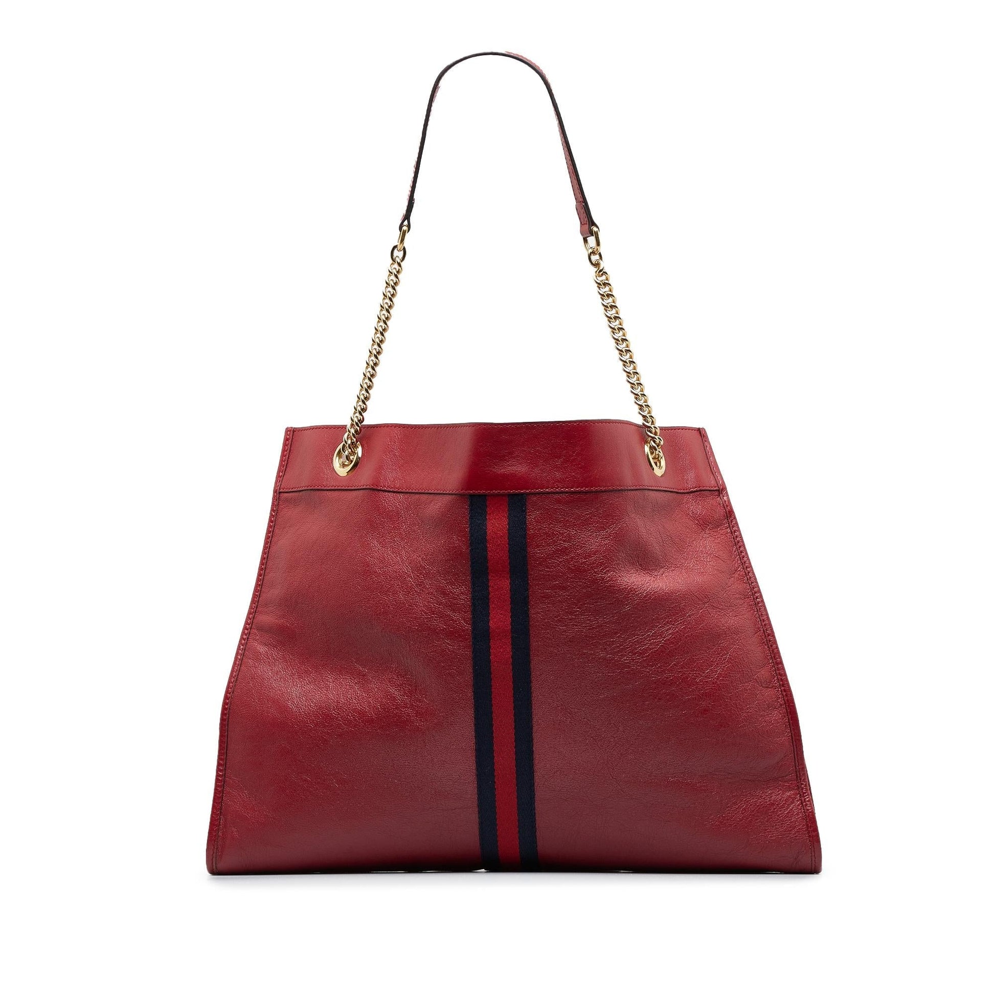 Gucci Rajah SHG-fpNy6J Calf Red Large Tote Bag