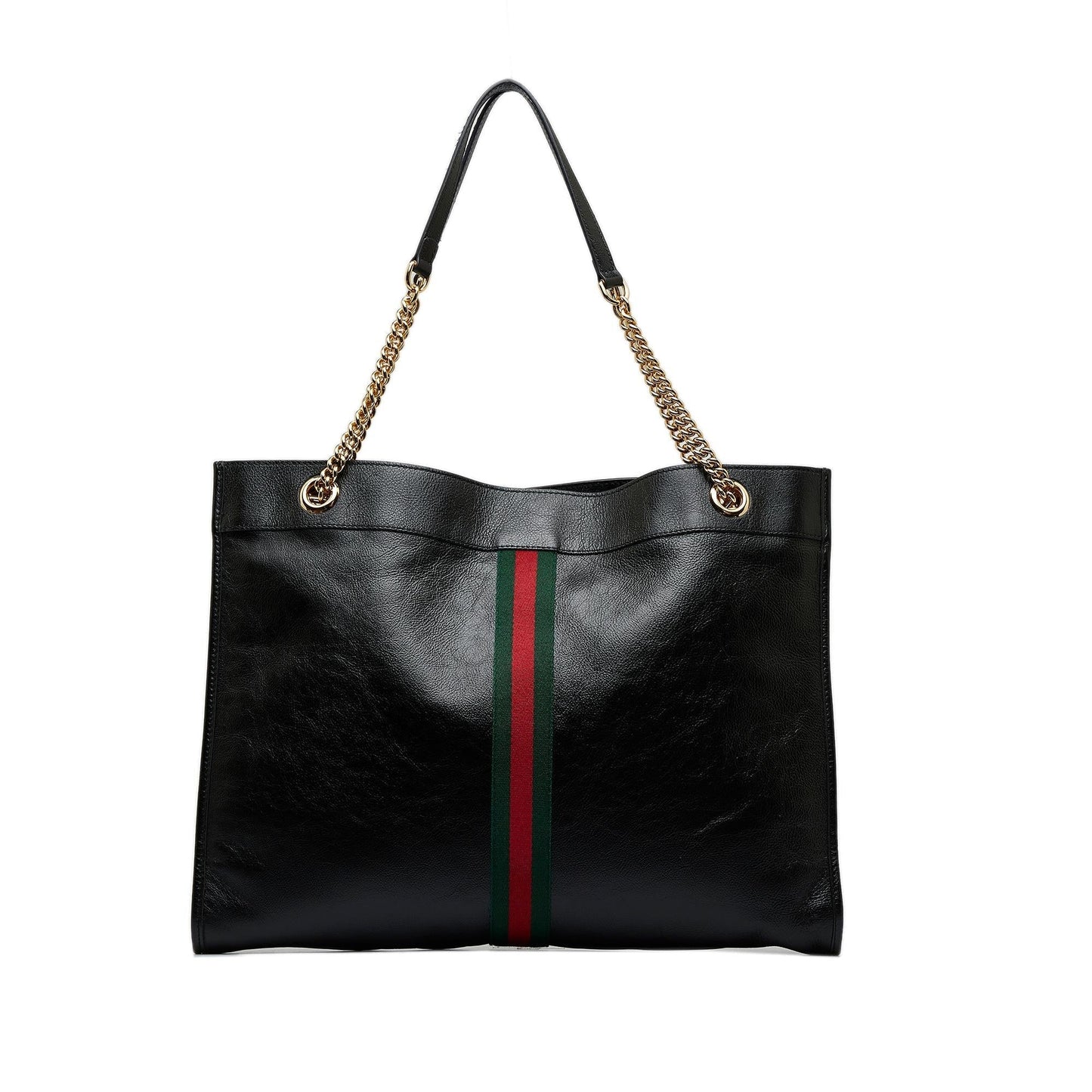 Gucci Rajah SHG-USREAG Calf Black Large Tote Bag