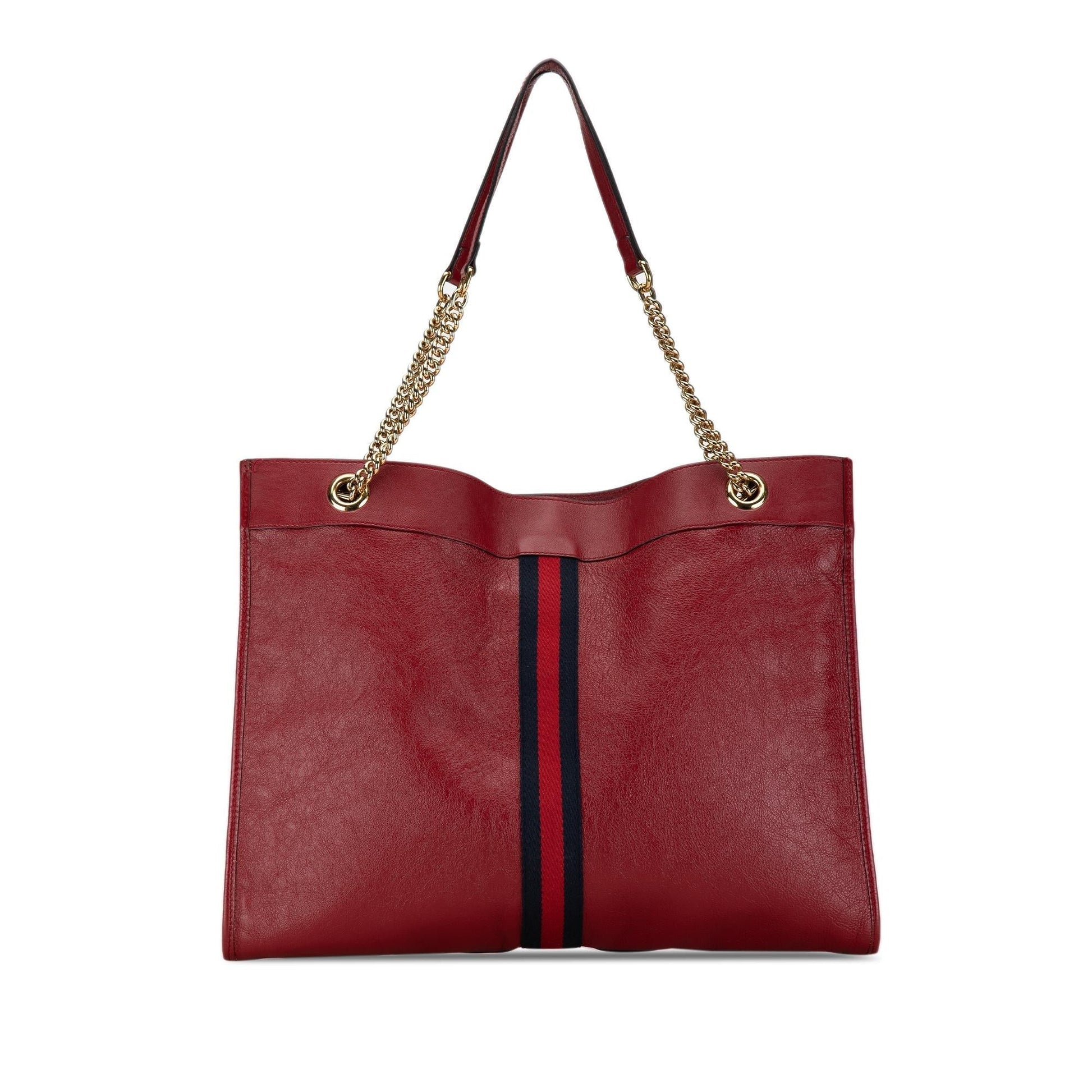 Gucci Rajah SHG-sCDcNR Calf Red Large Tote Bag