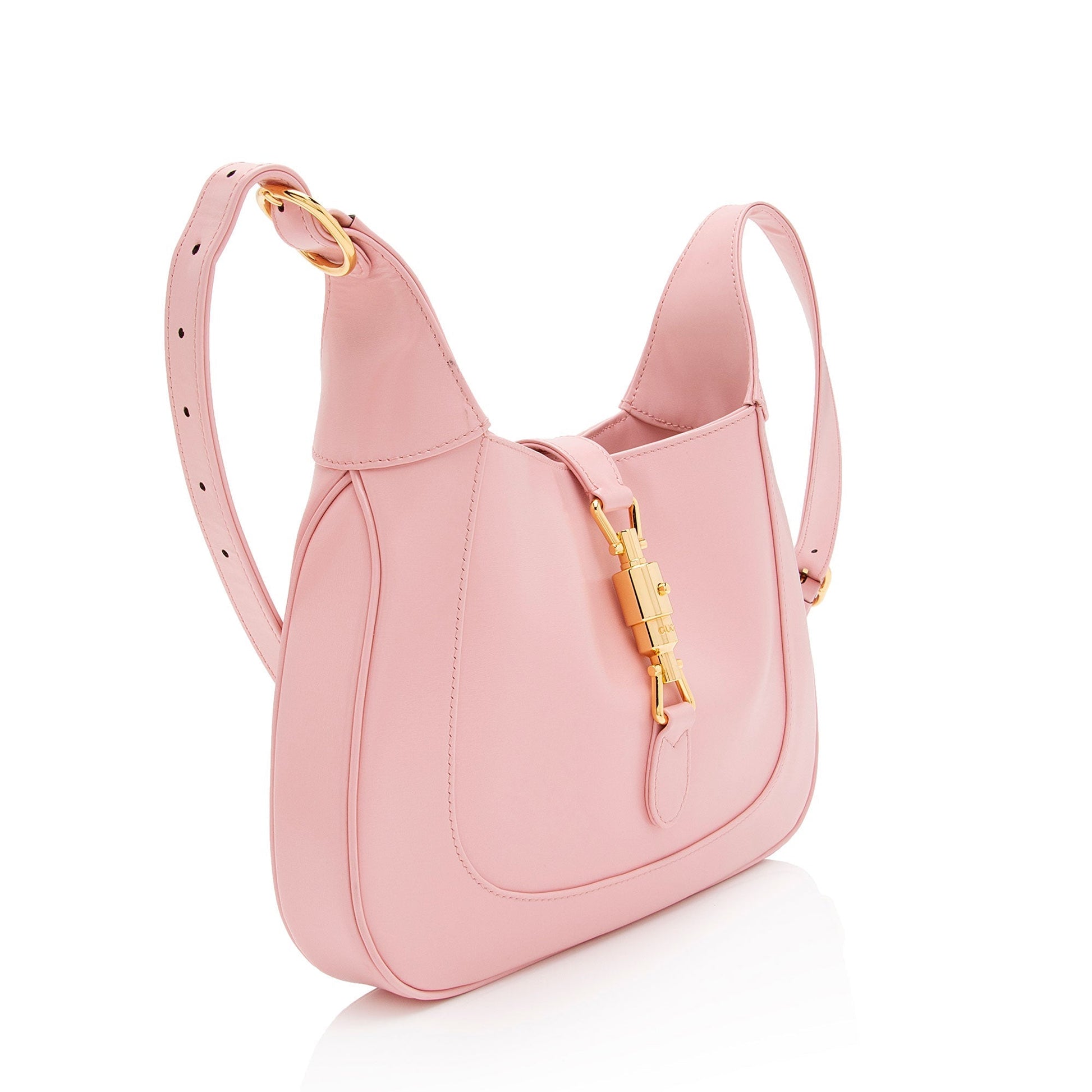 Gucci Jackie SHF-B65pKh Leather Pink Small Shoulder Bag