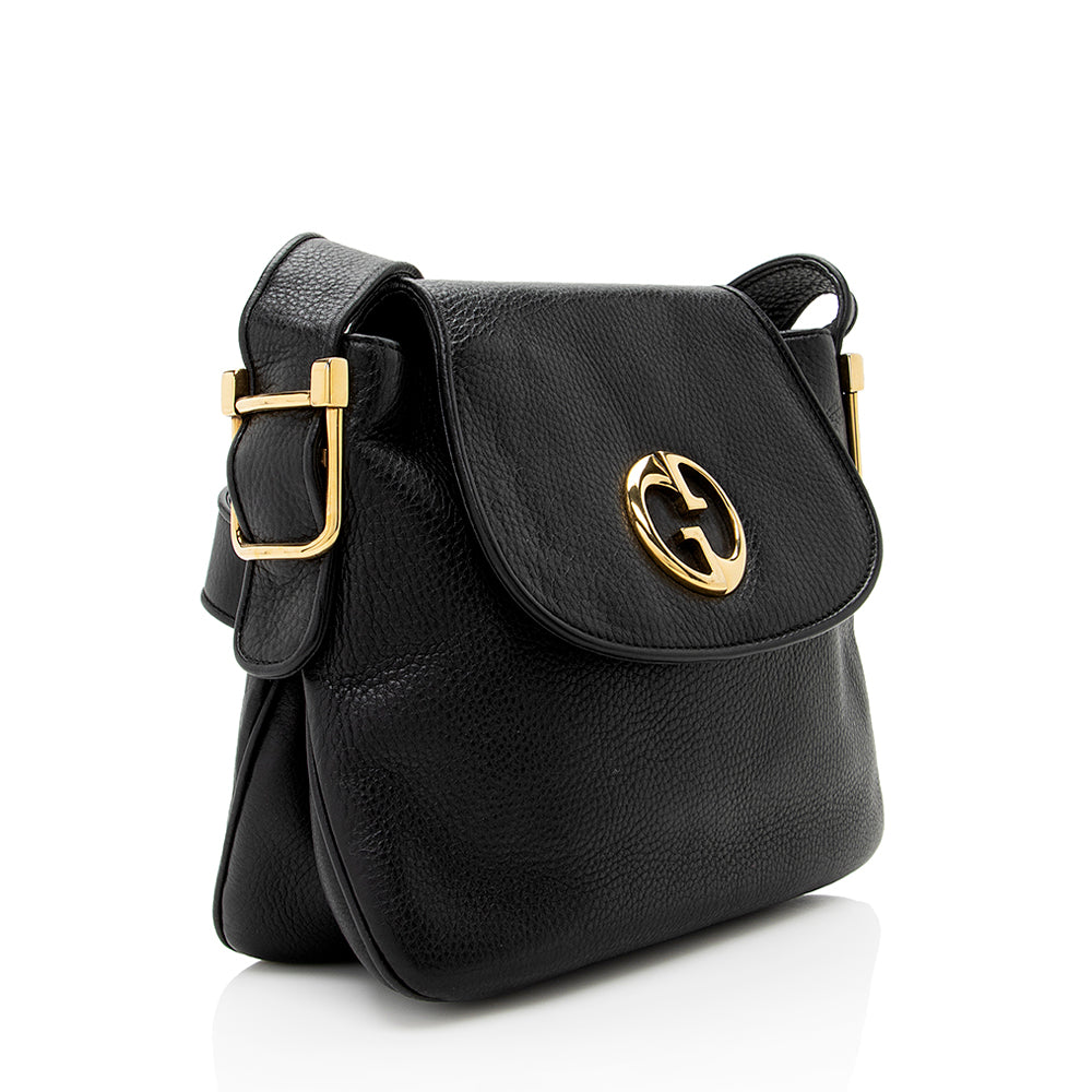 Gucci FINAL SHF Leather Black Shoulder Bag