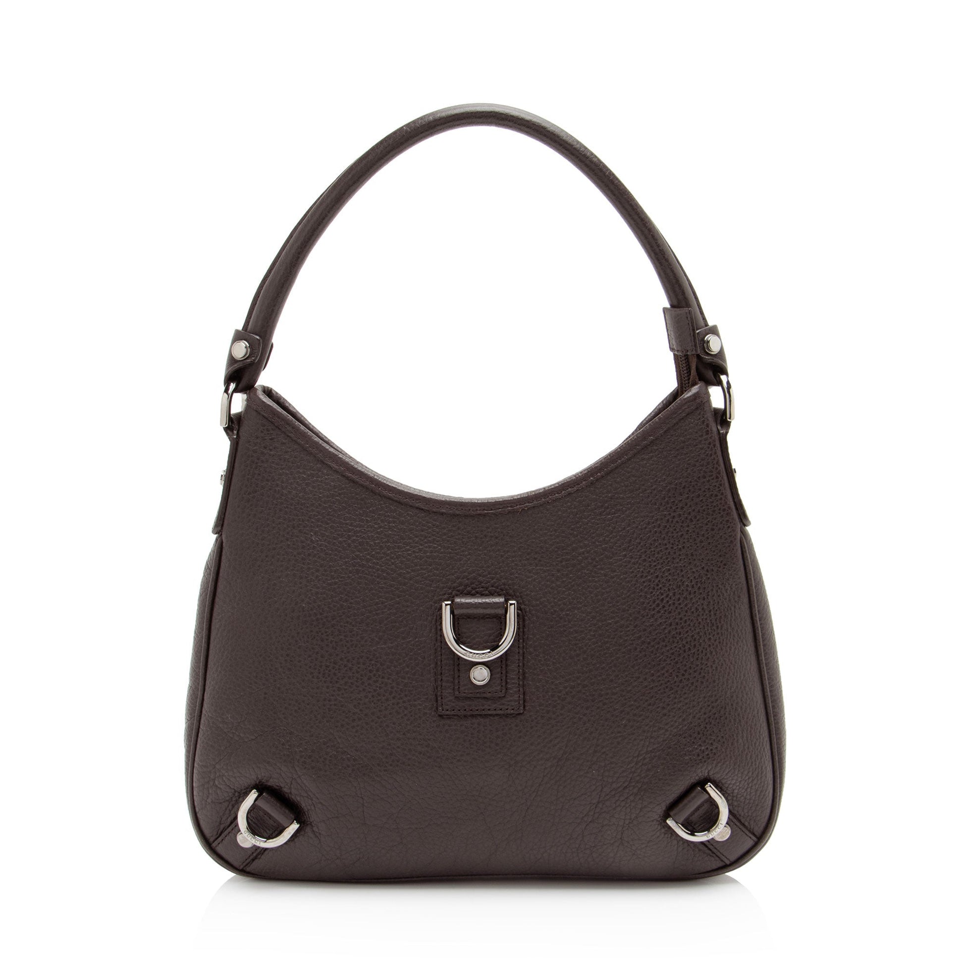 Gucci Abbey Leather Brown Medium Shoulder Bag