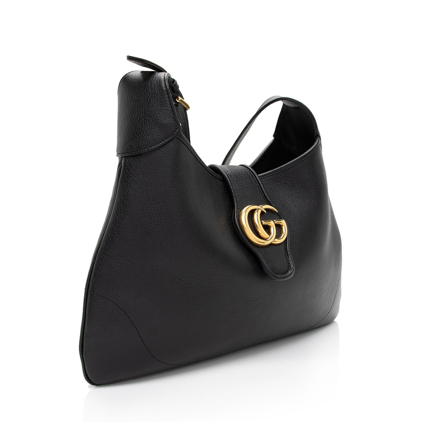 Gucci Aphrodite SHF-yD5Aj9 Leather Black Medium Crossbody Bag