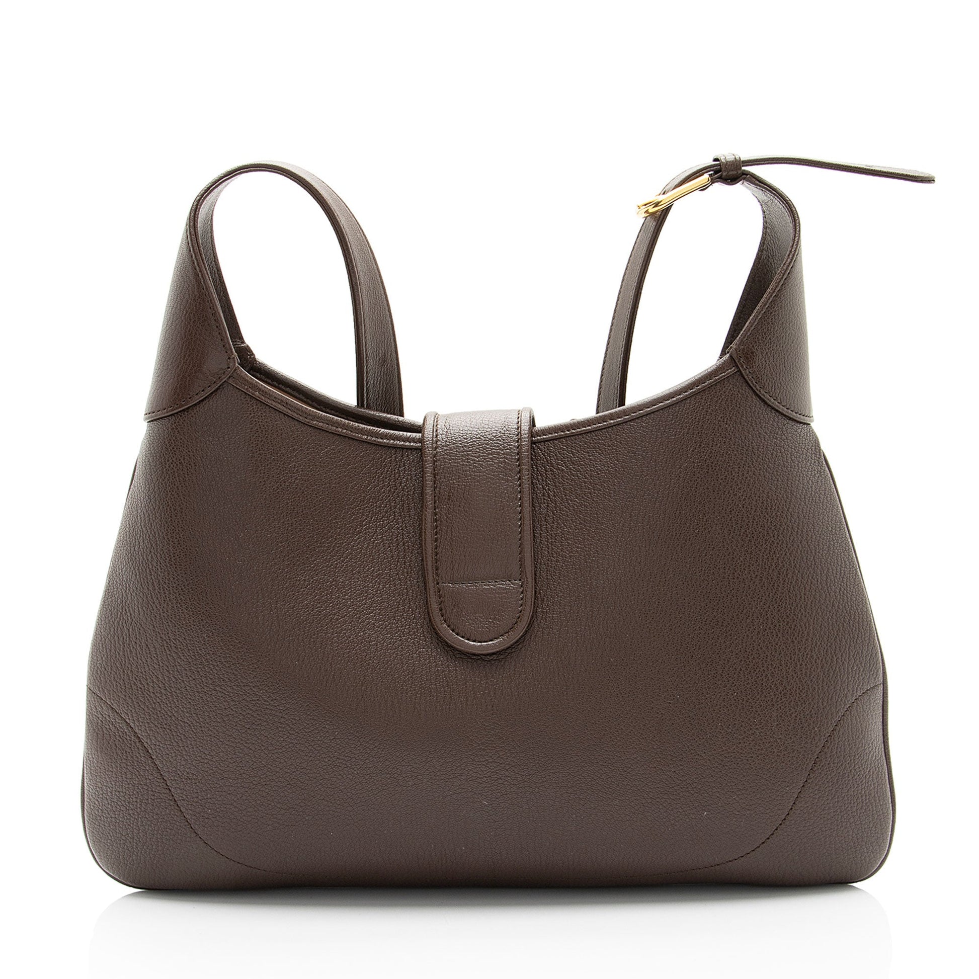 Gucci Aphrodite SHF-qapGKX Leather Brown Medium Crossbody Bag