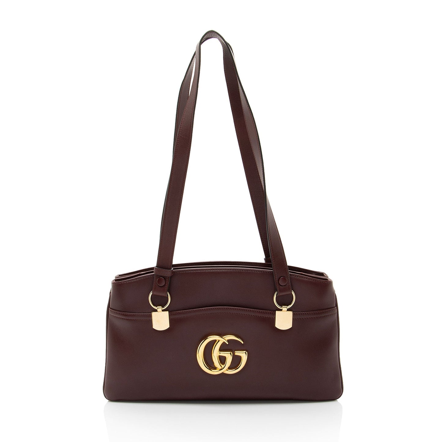 Gucci Arli Leather Red Large Shoulder Bag