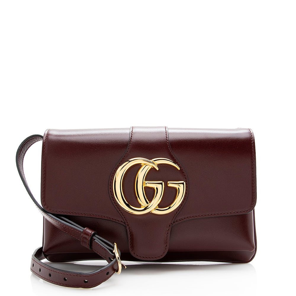 Gucci Arli SHF Leather Red Small Crossbody Bag