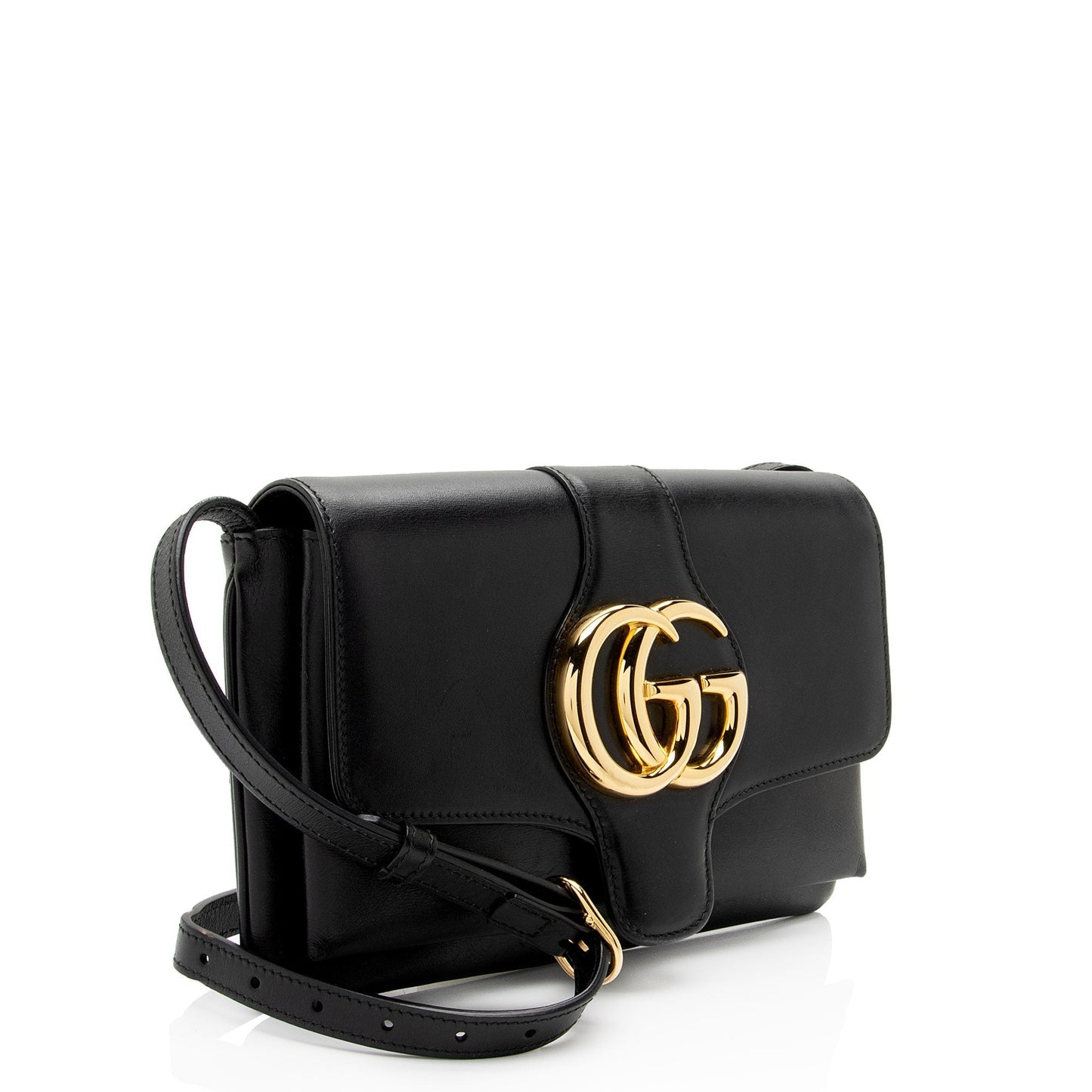 Gucci Arli Leather Black Small Crossbody Bag
