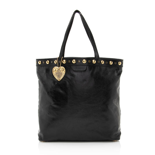 Gucci Babouska SHF Leather Black Large Tote Bag