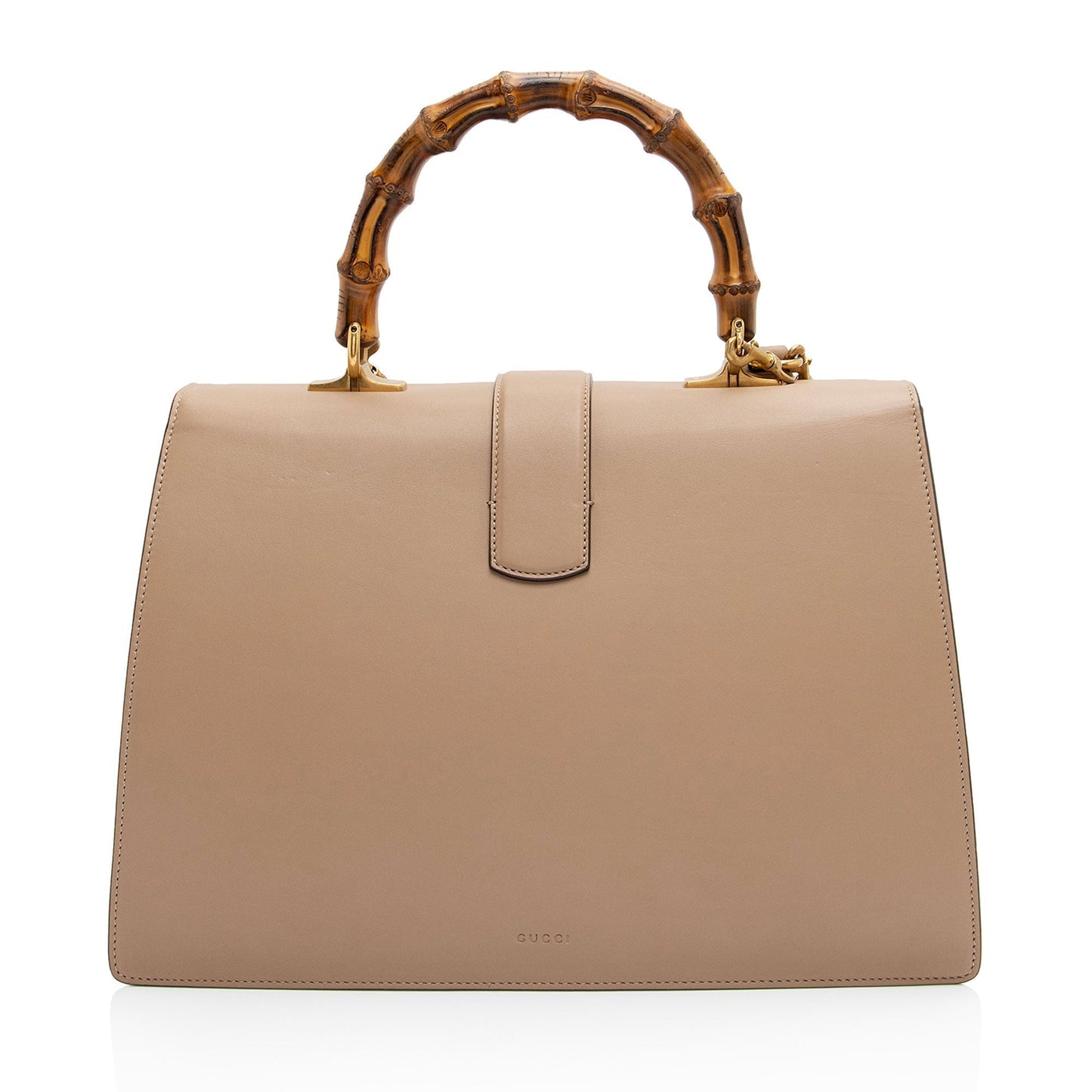 Gucci Bamboo Dionysus Top Handle SHF-KNpXAE Leather Nylon Brown Large Satchel Bag