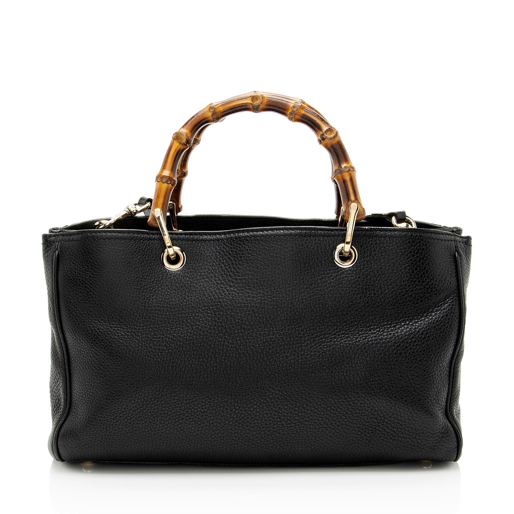 Gucci Bamboo Shopper Leather Medium Tote Bag