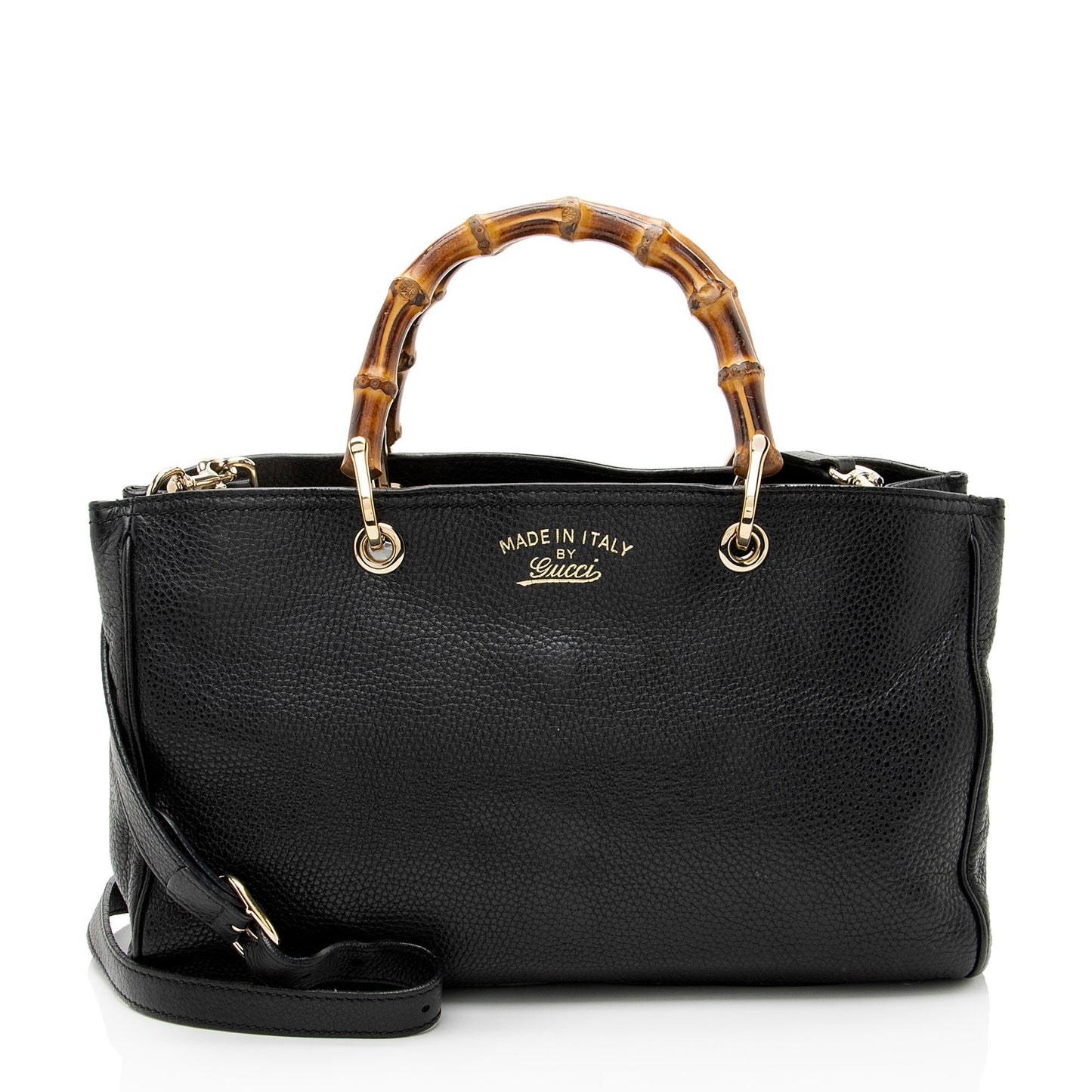 Gucci Bamboo Shopper Leather Medium Tote Bag