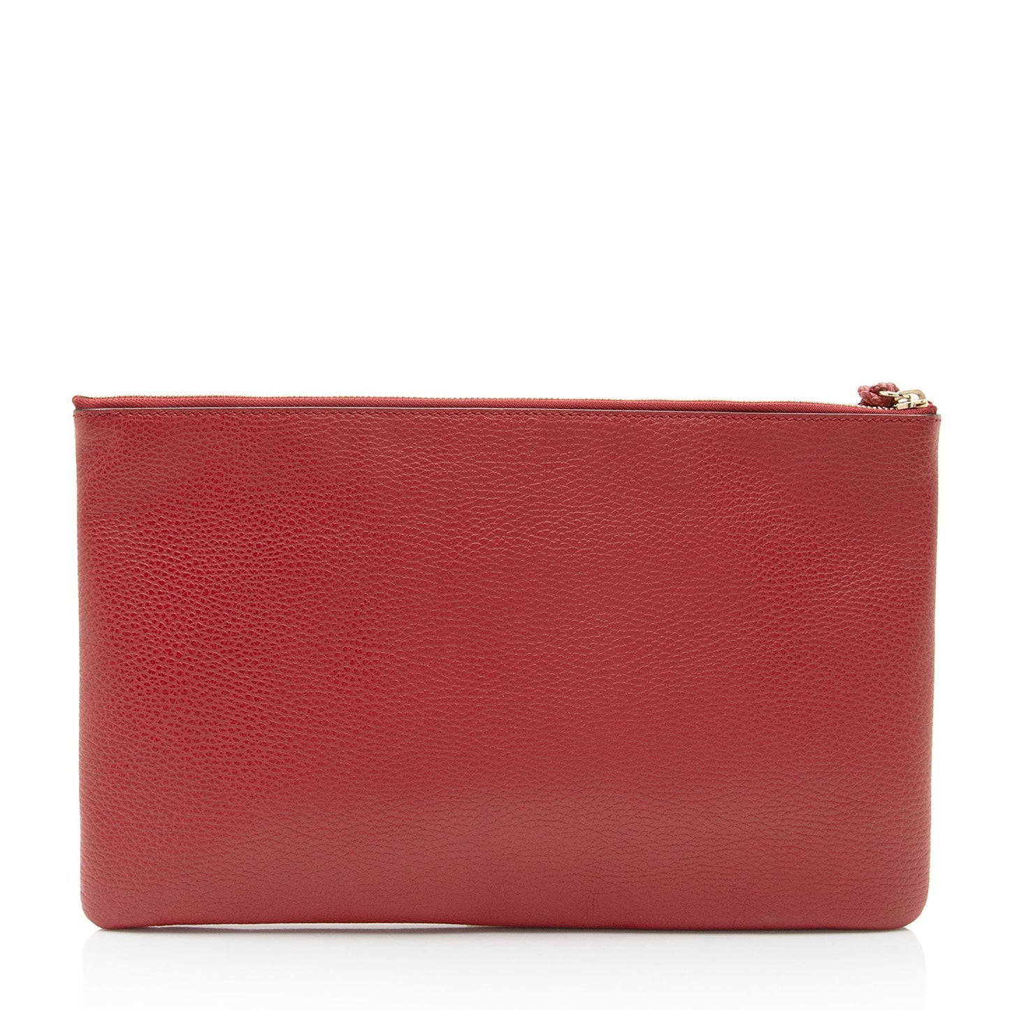 Gucci Bamboo Tassel Zip SHF-jOVRgR Leather Red Clutch Bag