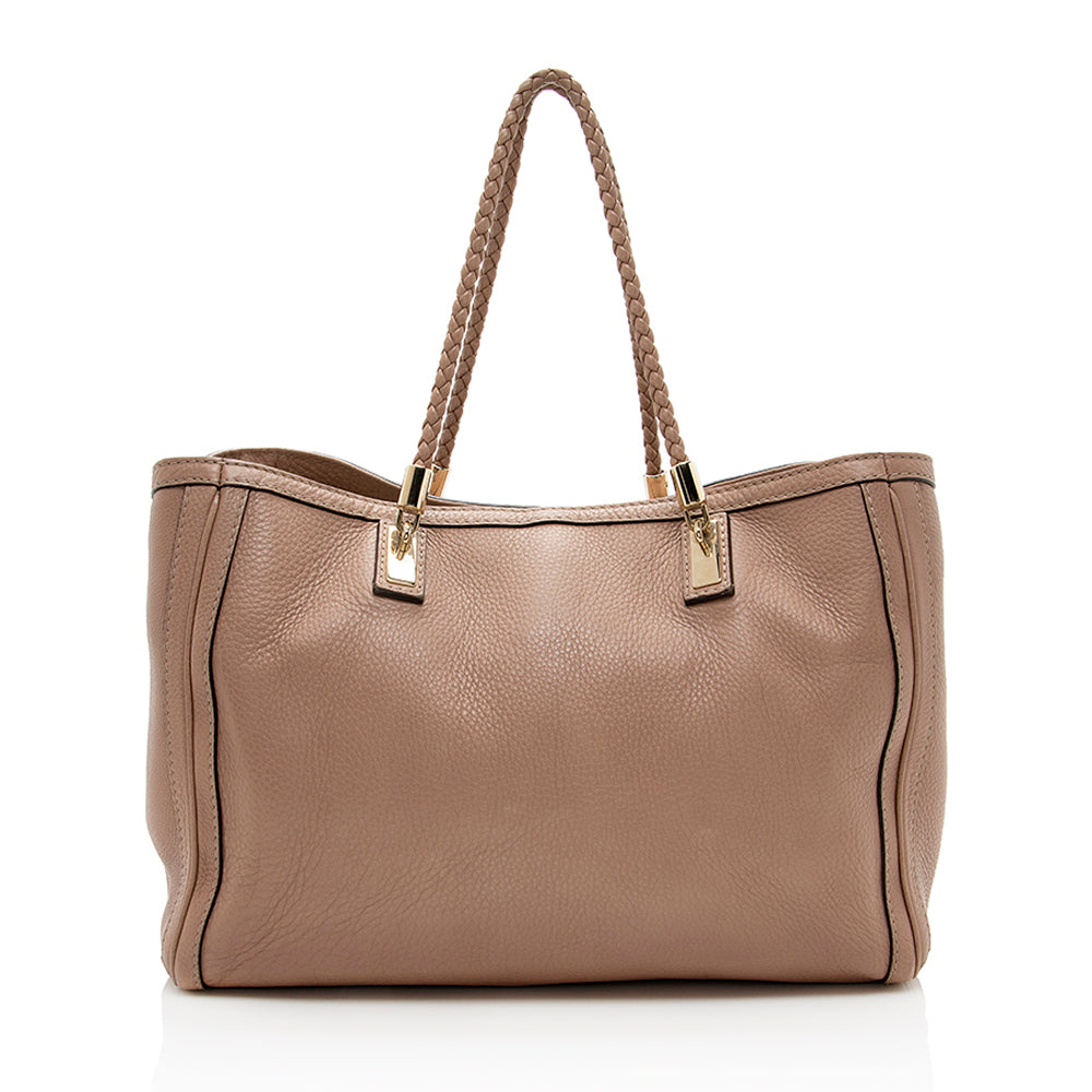 Gucci Bella SHF Leather Beige Medium Tote Bag