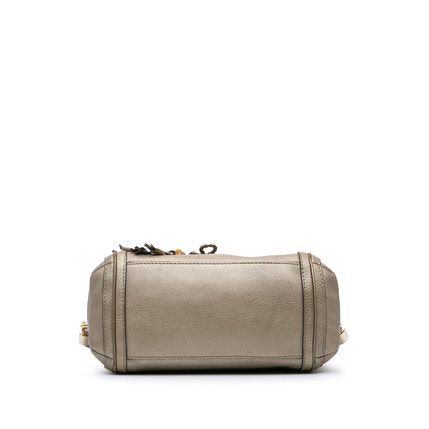 Gucci Bella Leather Calf Gold Satchel Bag Satchel 1