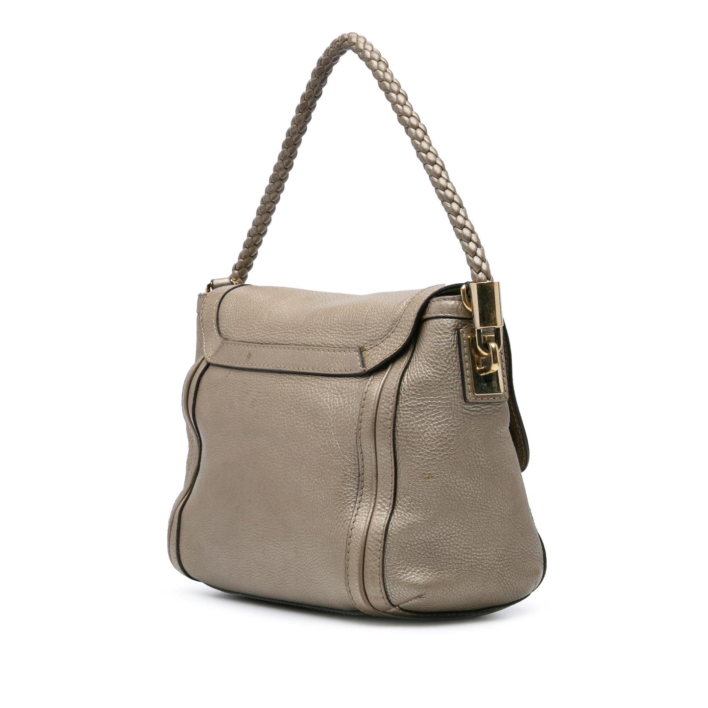 Gucci Bella Leather Calf Gold Satchel Bag Satchel 1