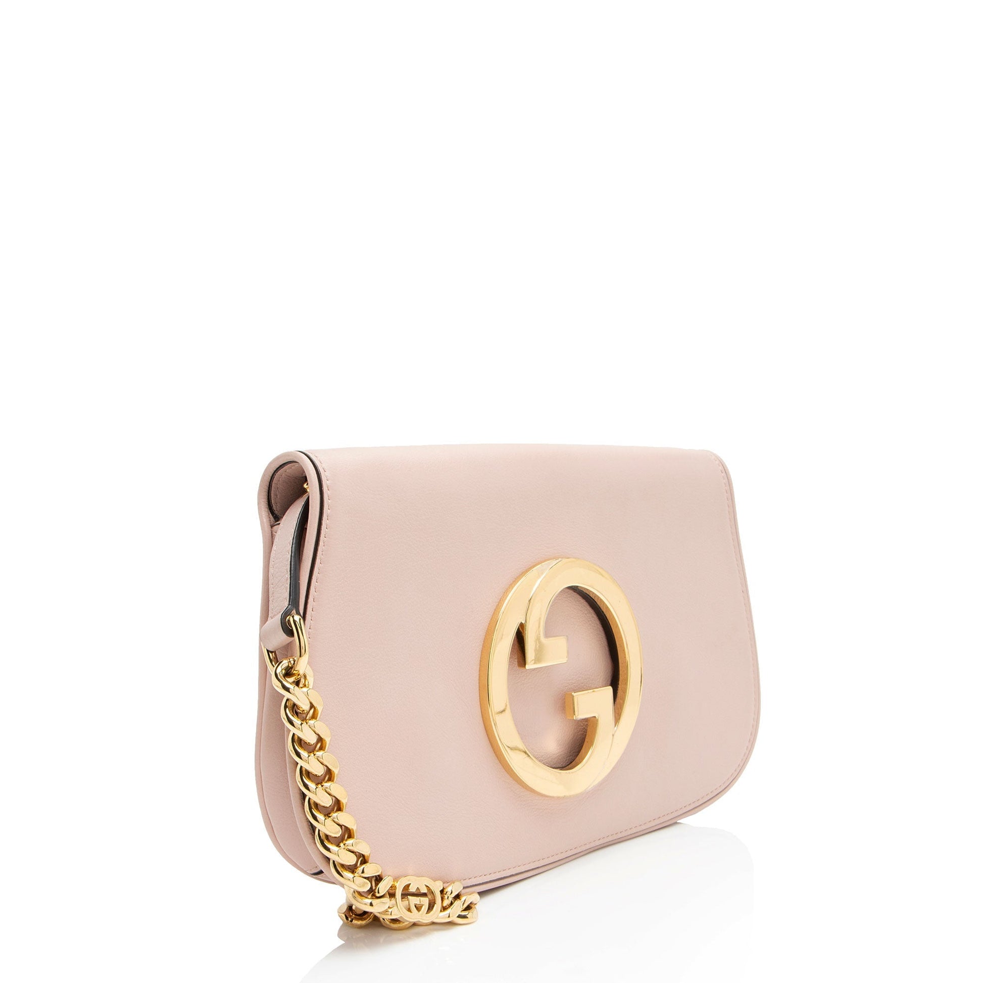 Gucci Blondie Leather Pink Small Shoulder Bag