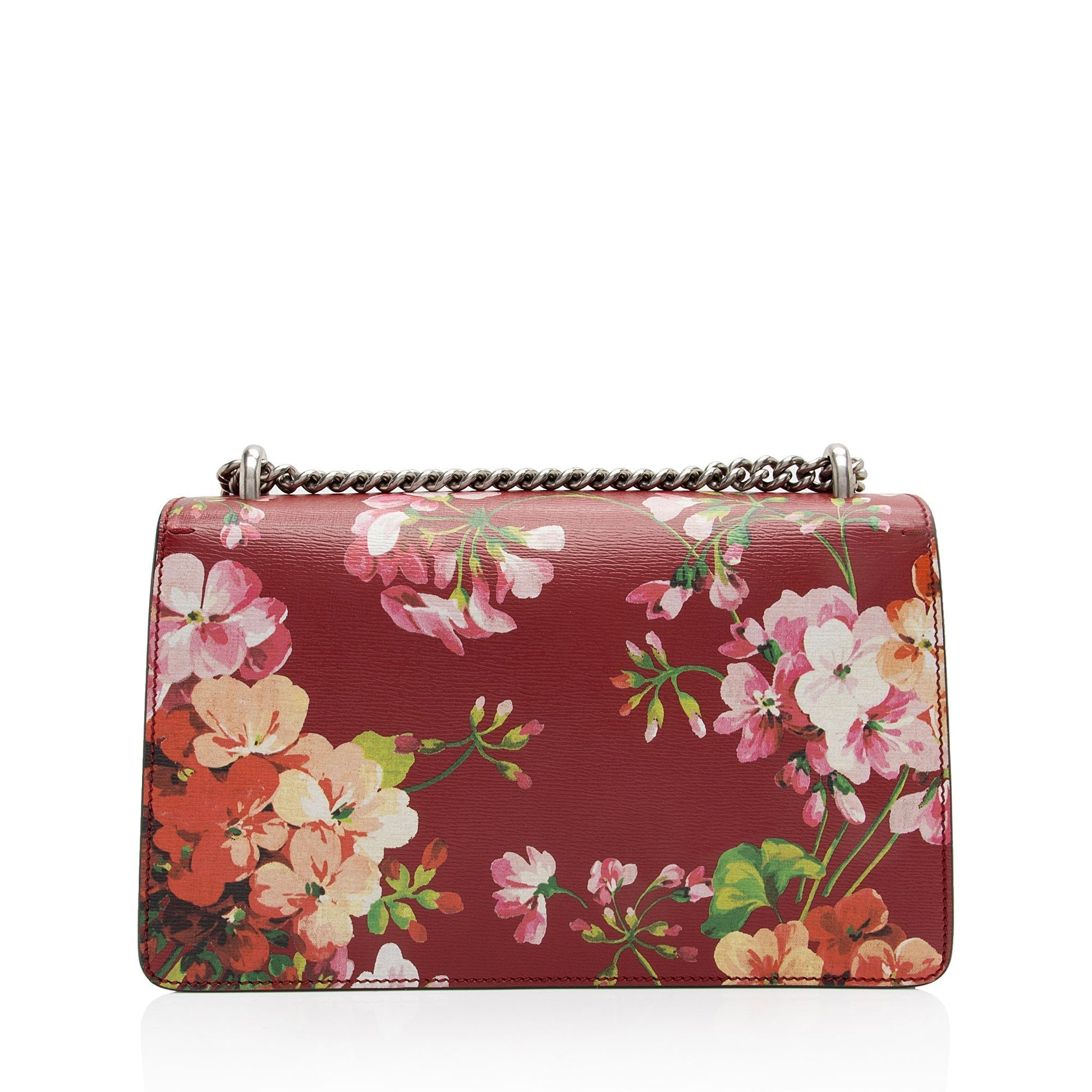 Gucci Blooms Dionysus SHF-cqqsxw Leather Red Small Shoulder Bag