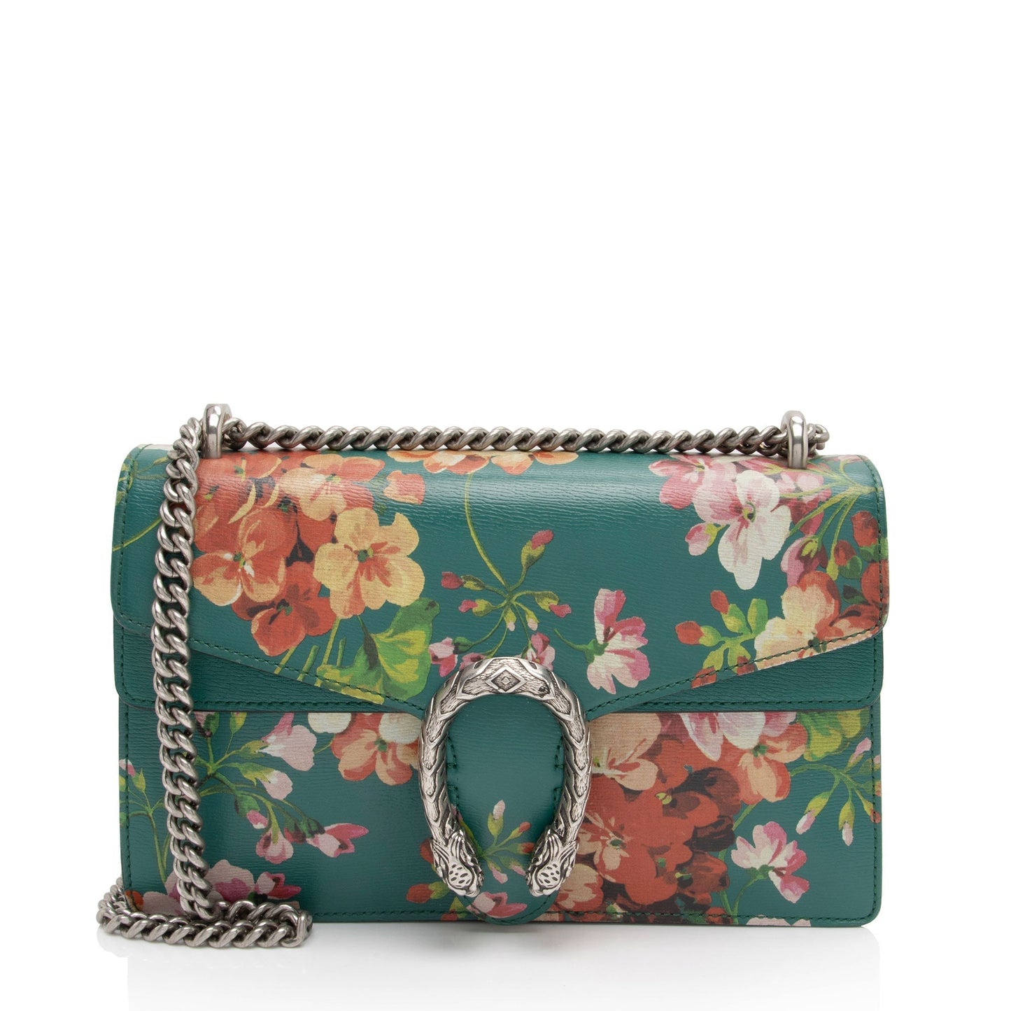 Gucci Blooms Dionysus SHF-eCnDiD Leather Green Small Shoulder Bag
