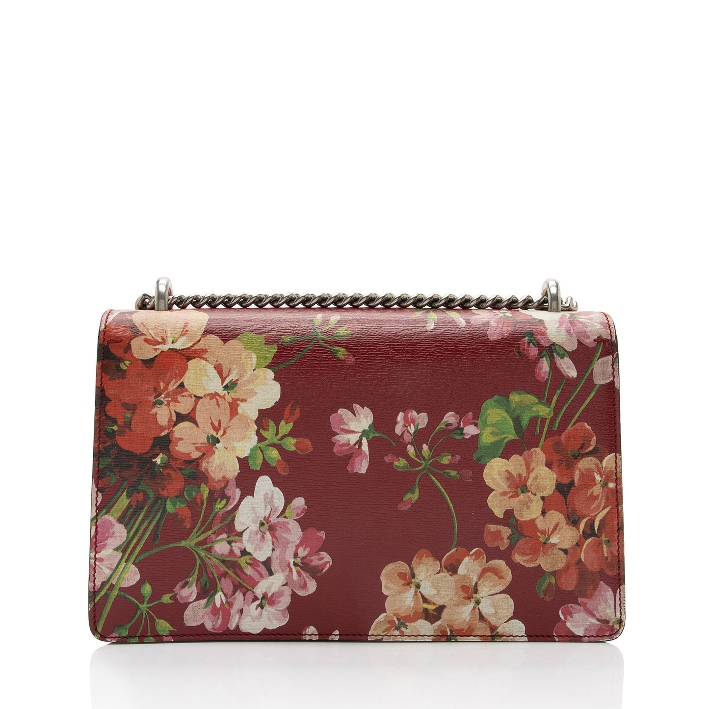 Gucci Blooms Dionysus Leather Red Small Shoulder Bag