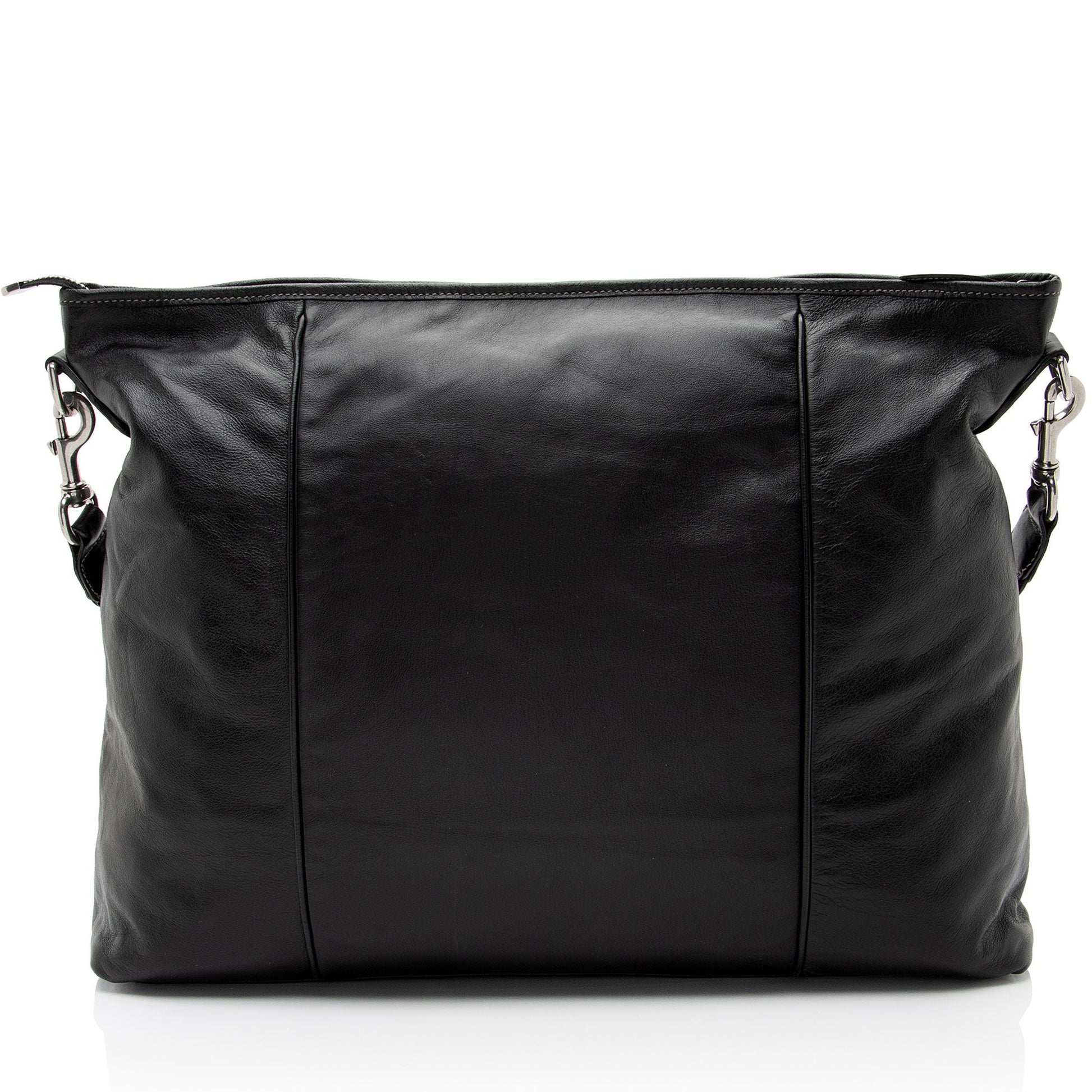 Gucci Braided Leather Black Large Shoulder Bag