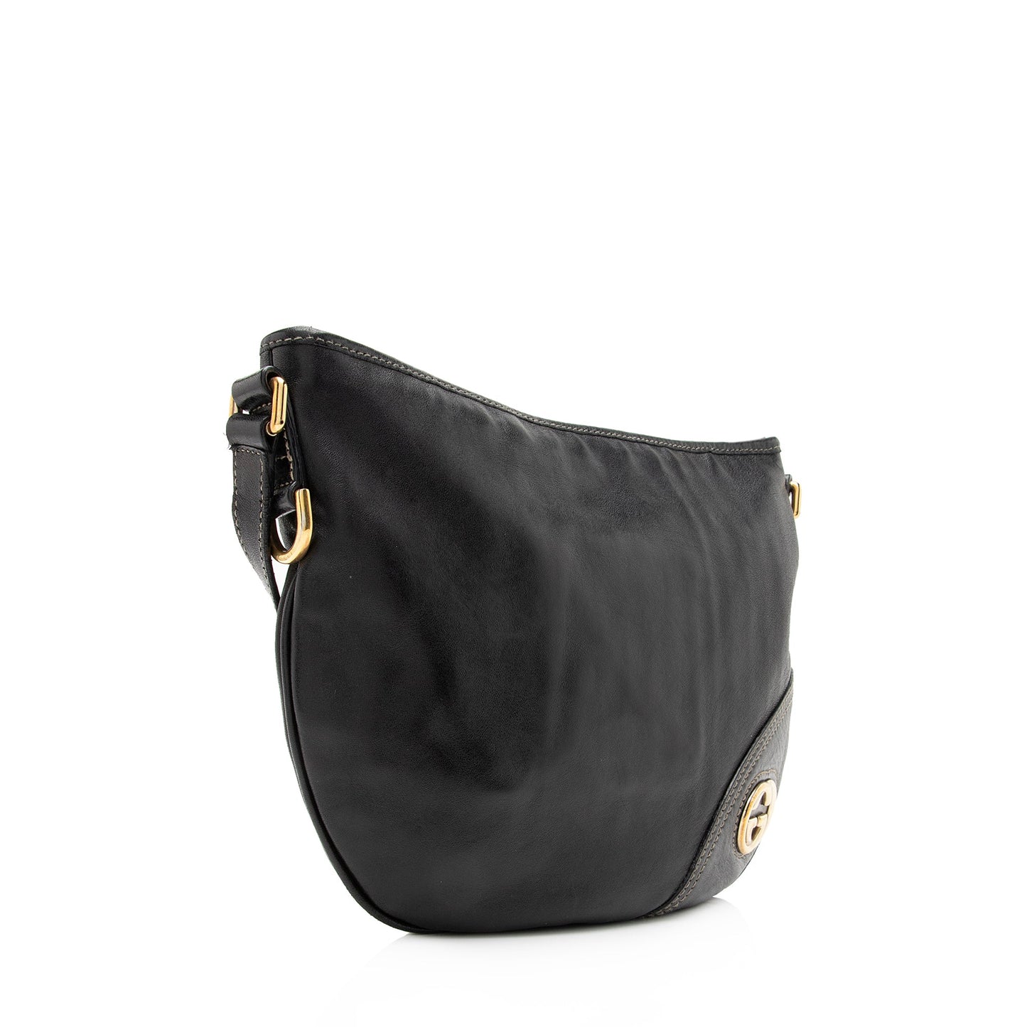 Gucci Britt Messenger SHF Leather Black Shoulder Bag