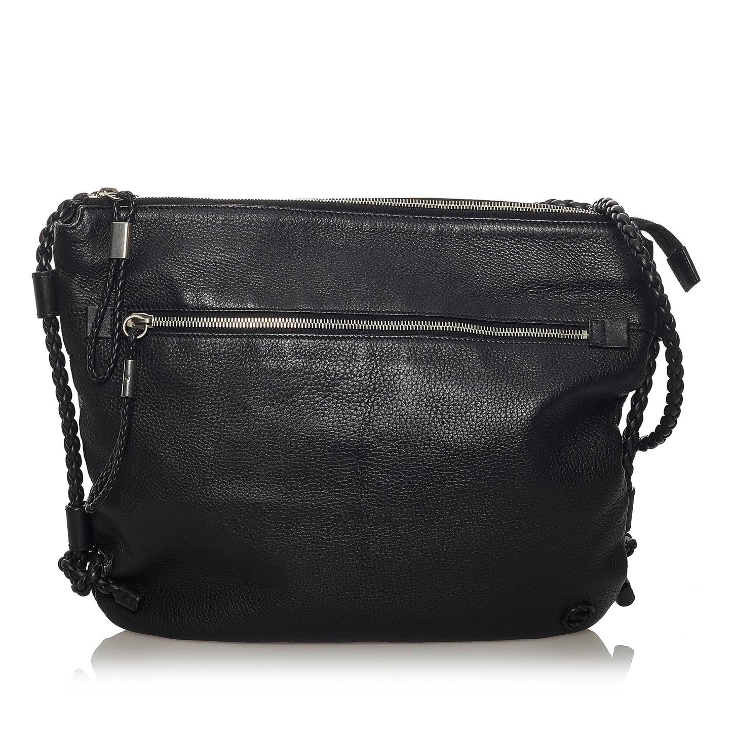 Gucci SHG Leather Calf Black Crossbody Bag